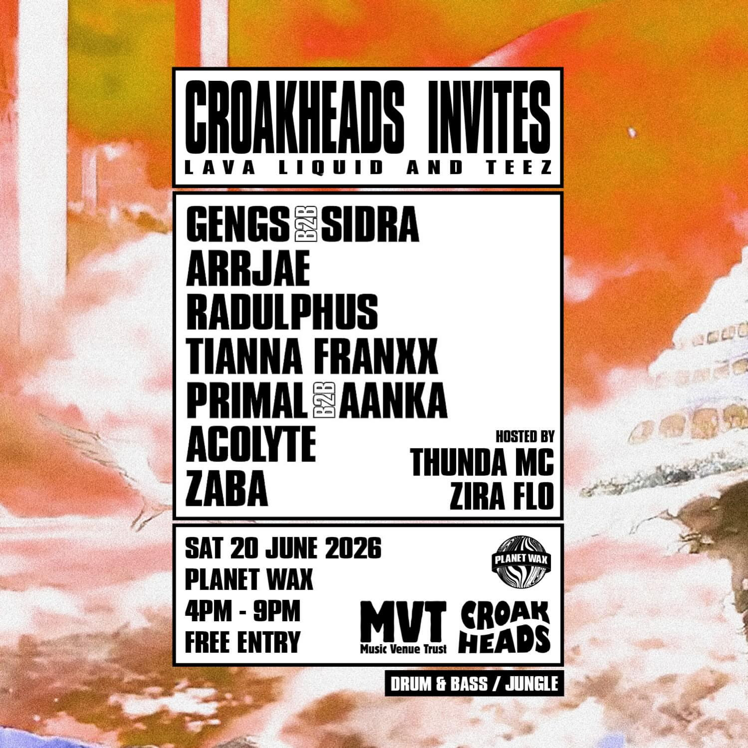 Croakheads Invites Lava Liquid and Teez