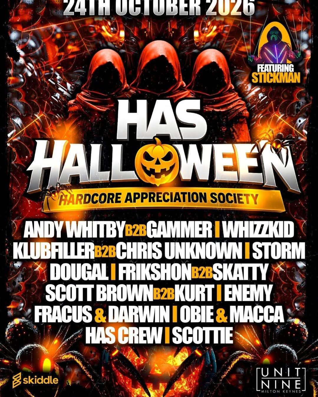 The Hardcore Appreciation Society Halloween Celebration