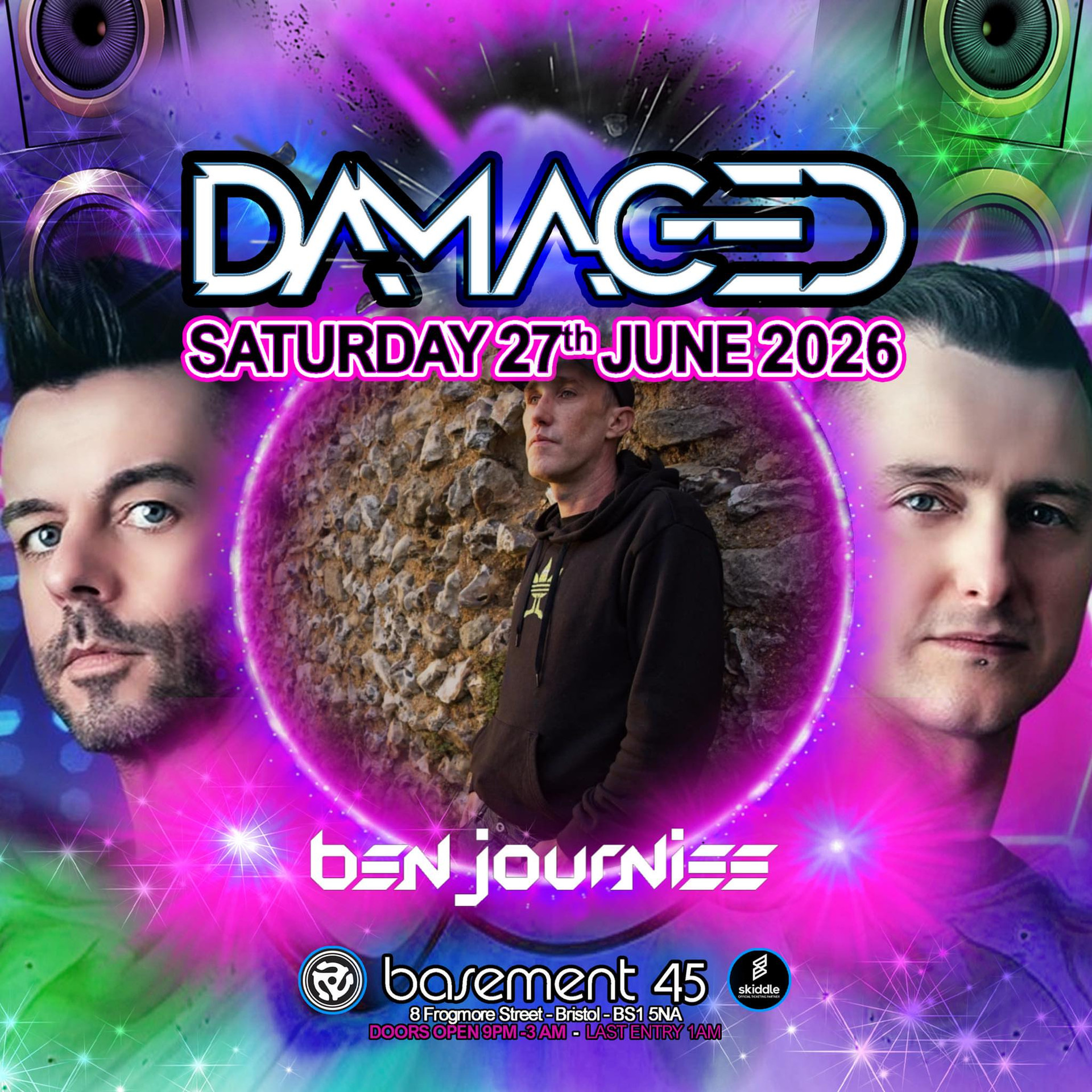 Damaged Presents Ben Journiee at Basement 45