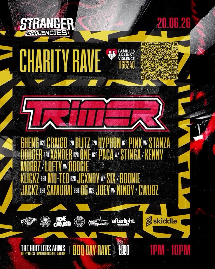 Stranger Frequencies X FAV Charity Rave & BBQ