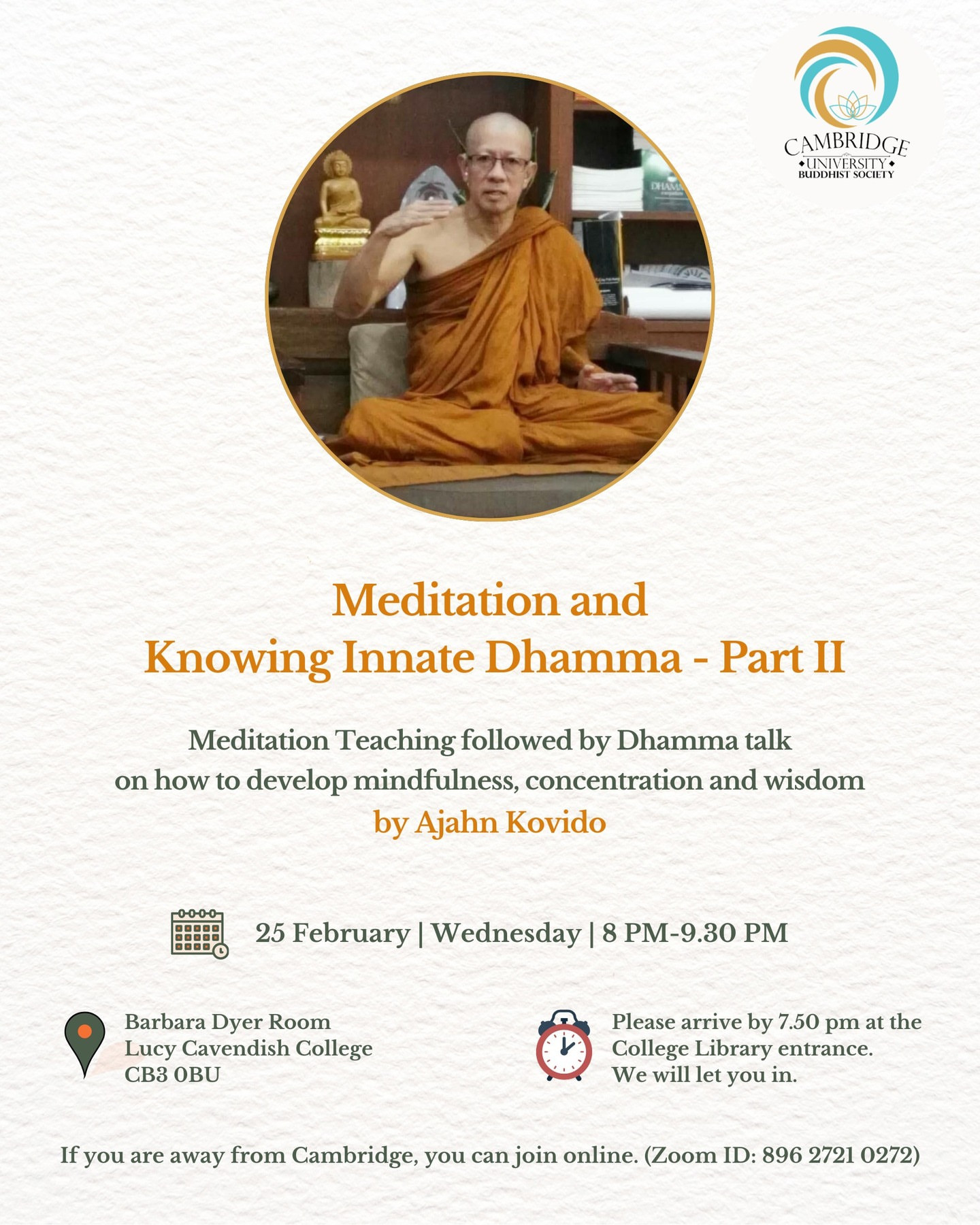 Meditation and Knowing Innate Dhamma - Part II