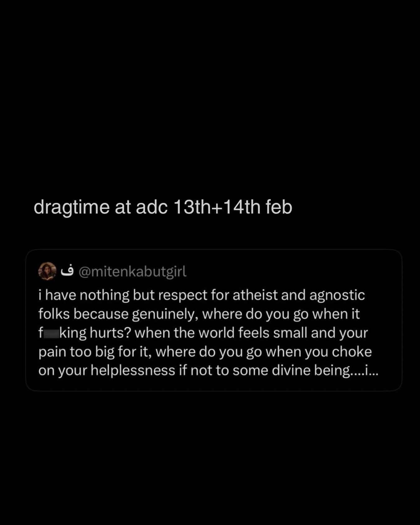Dragtime at ADC