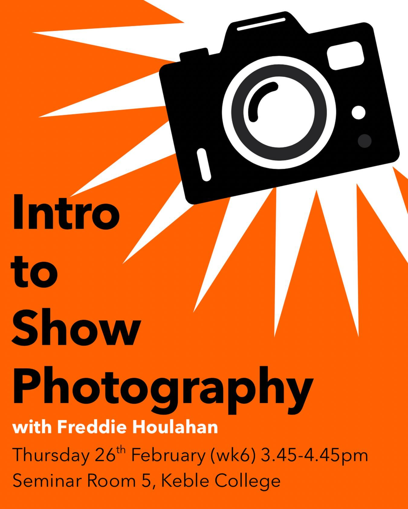 Intro to Show Photography Workshop