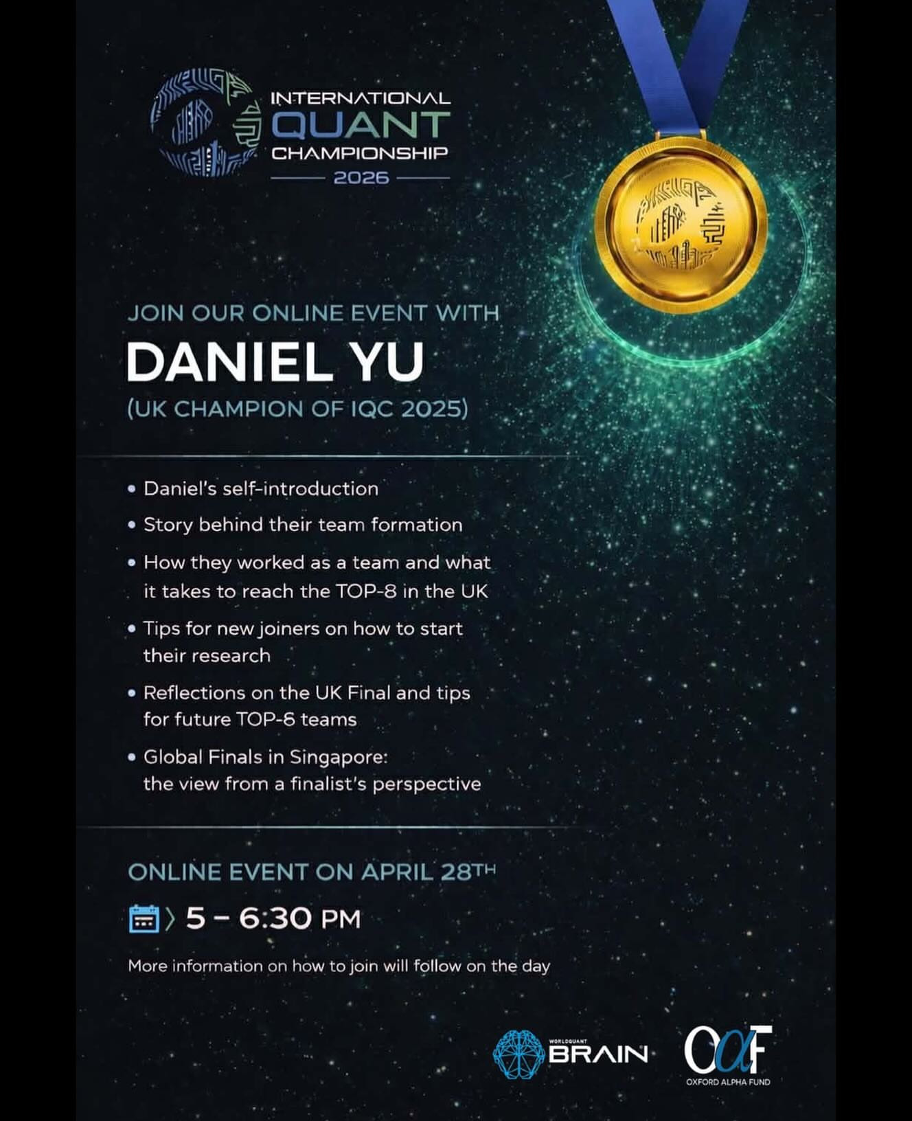 Online Event with Daniel Yu