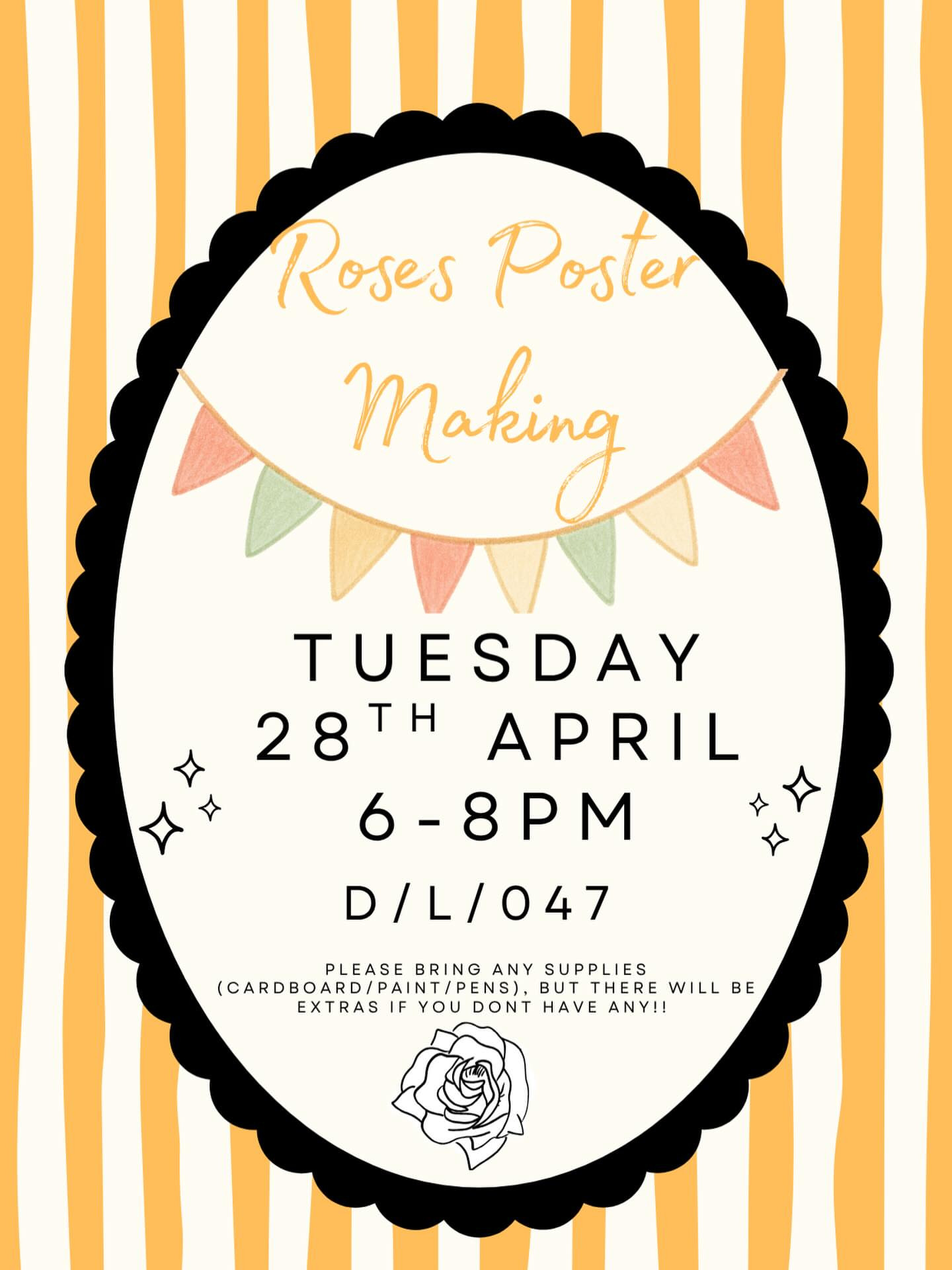 Roses Poster Making