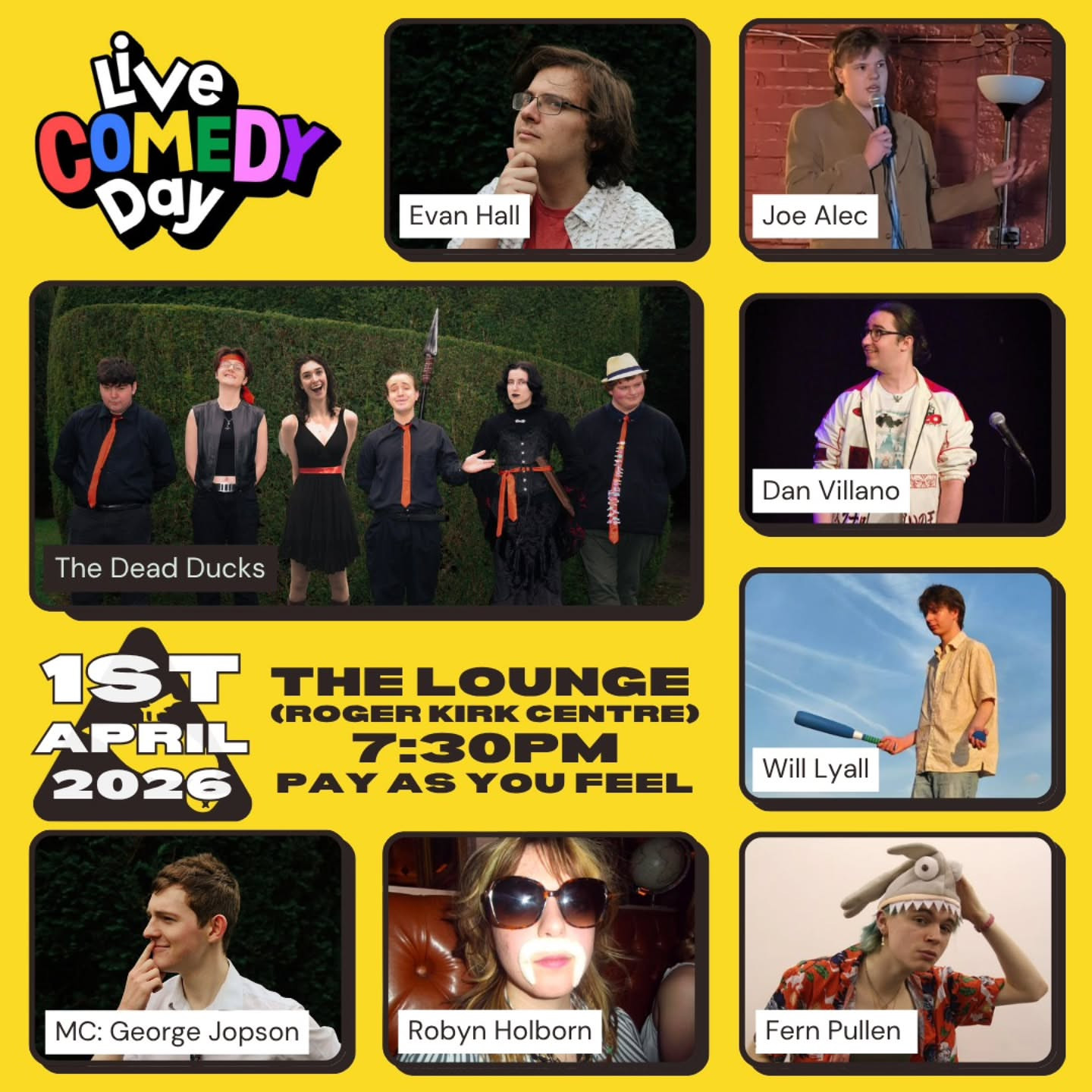 Live Comedy Day - Stand-up Showcase