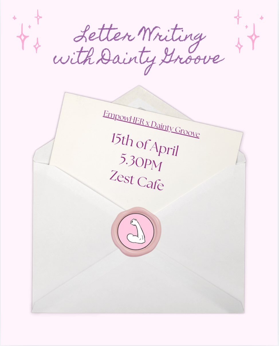 Letter Writing with Dainty Groove