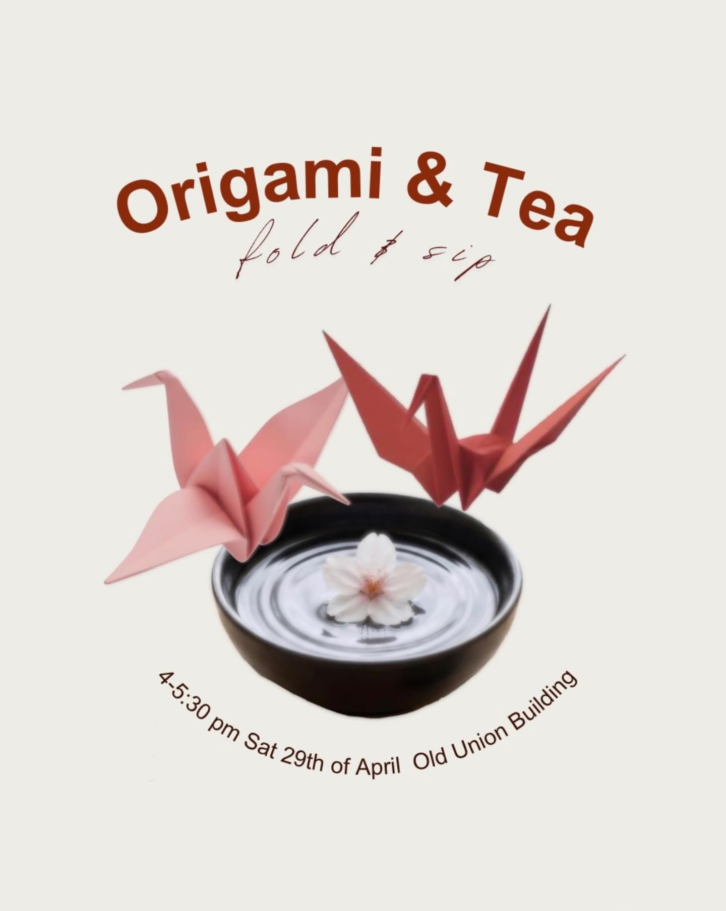 Fold & Sip: Origami & Tea