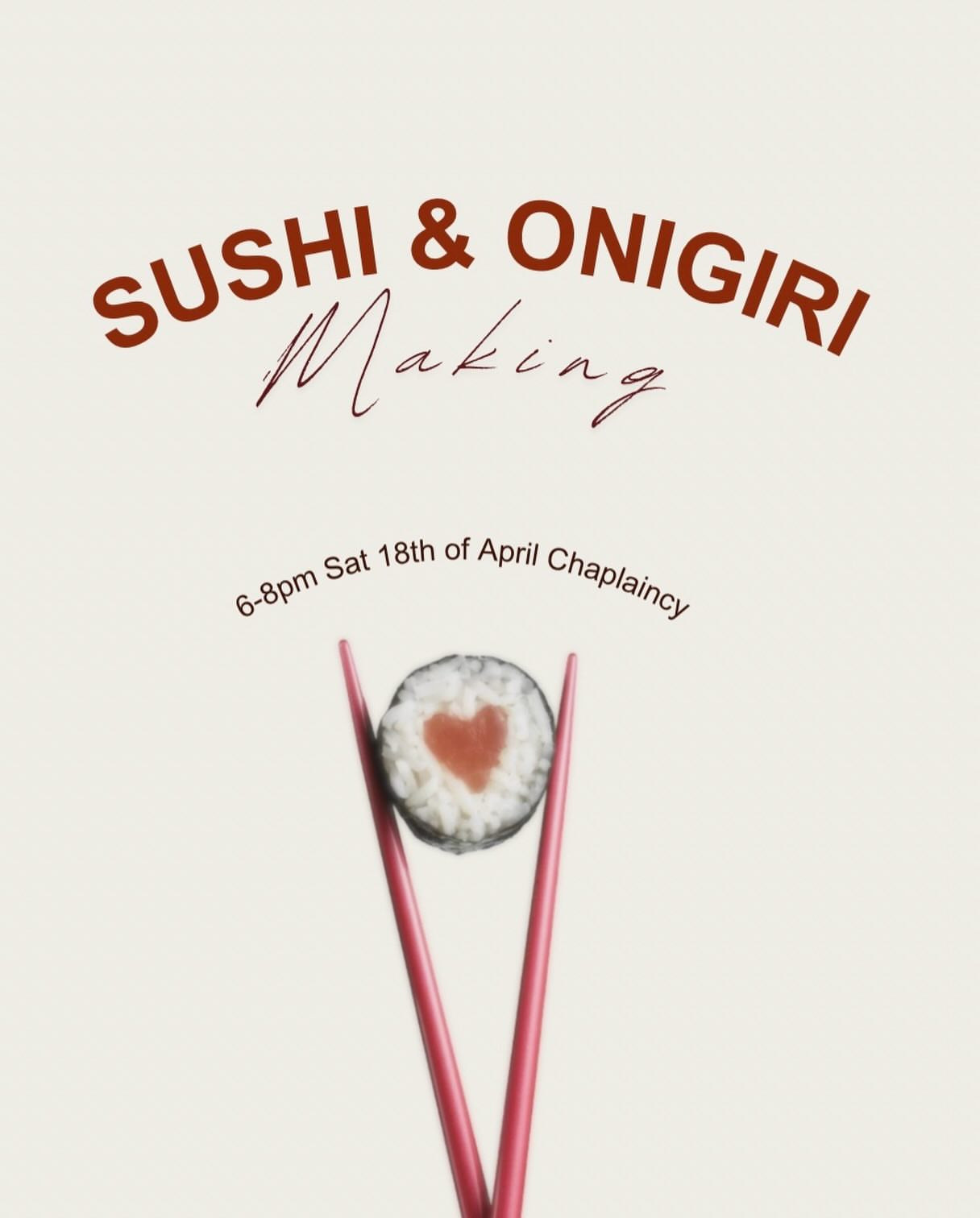 Onigiri and Sushi Making Workshop