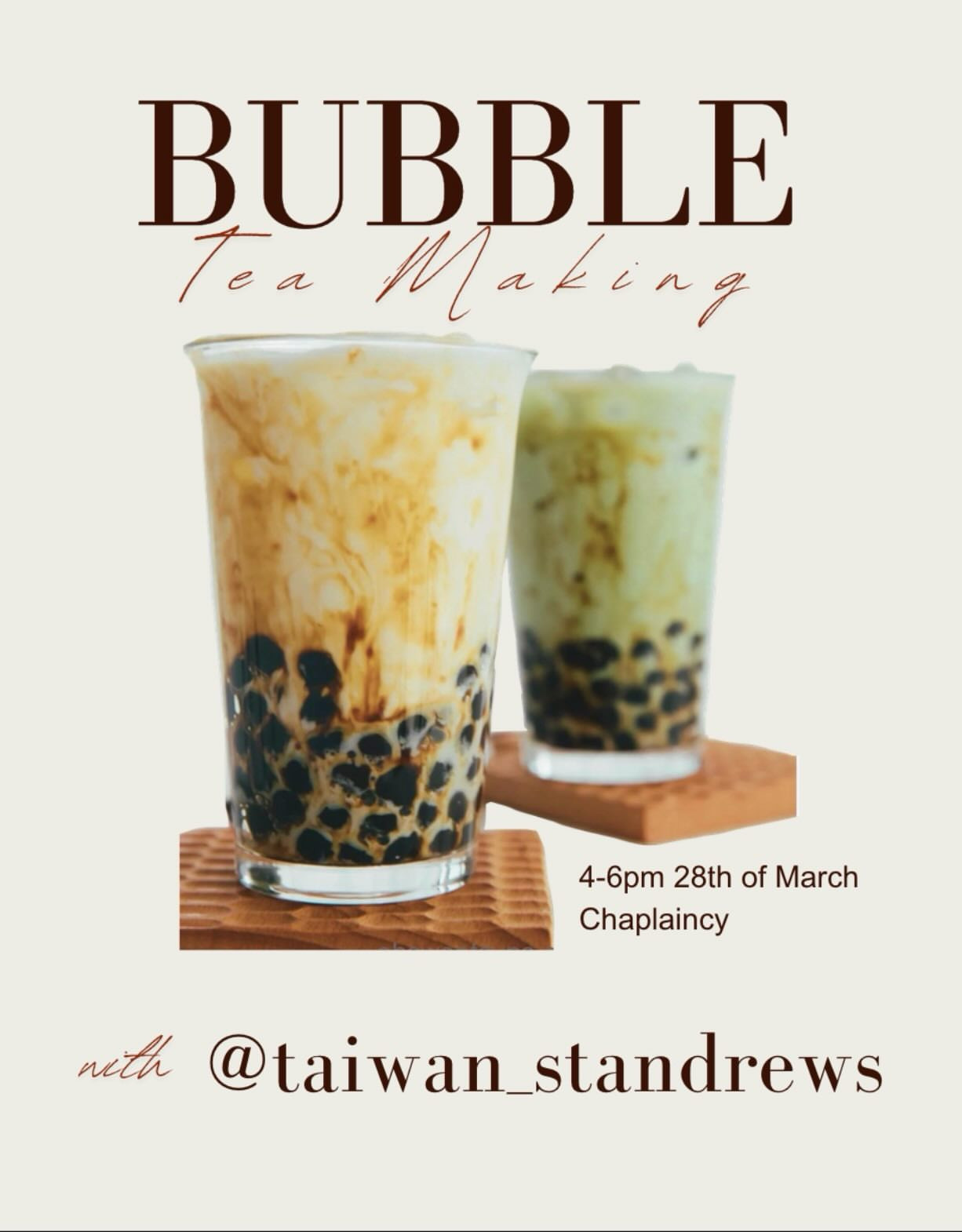Bubble Tea Making with Taiwan Soc
