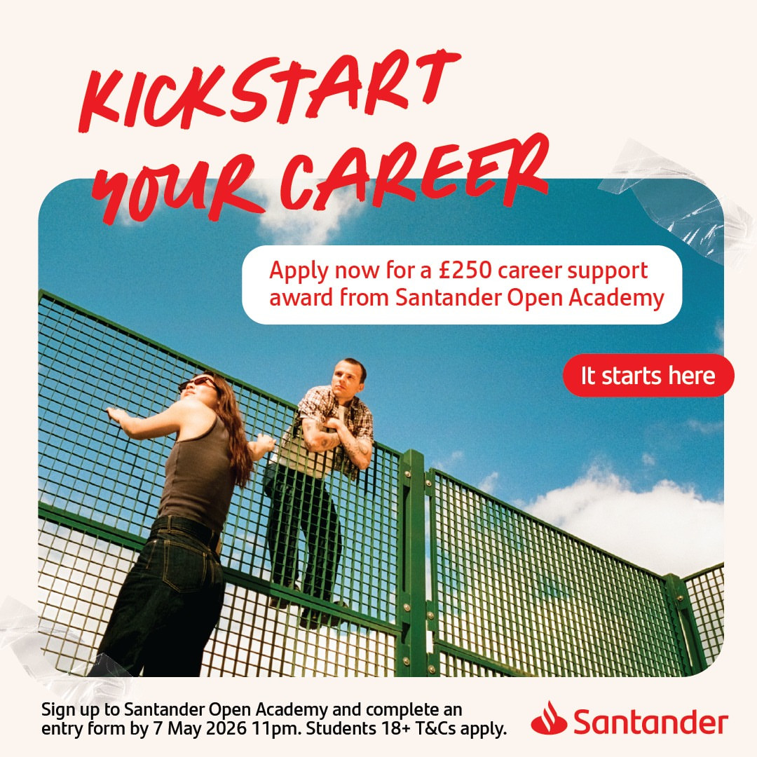 Santander Career Support Award 2025-26 Application