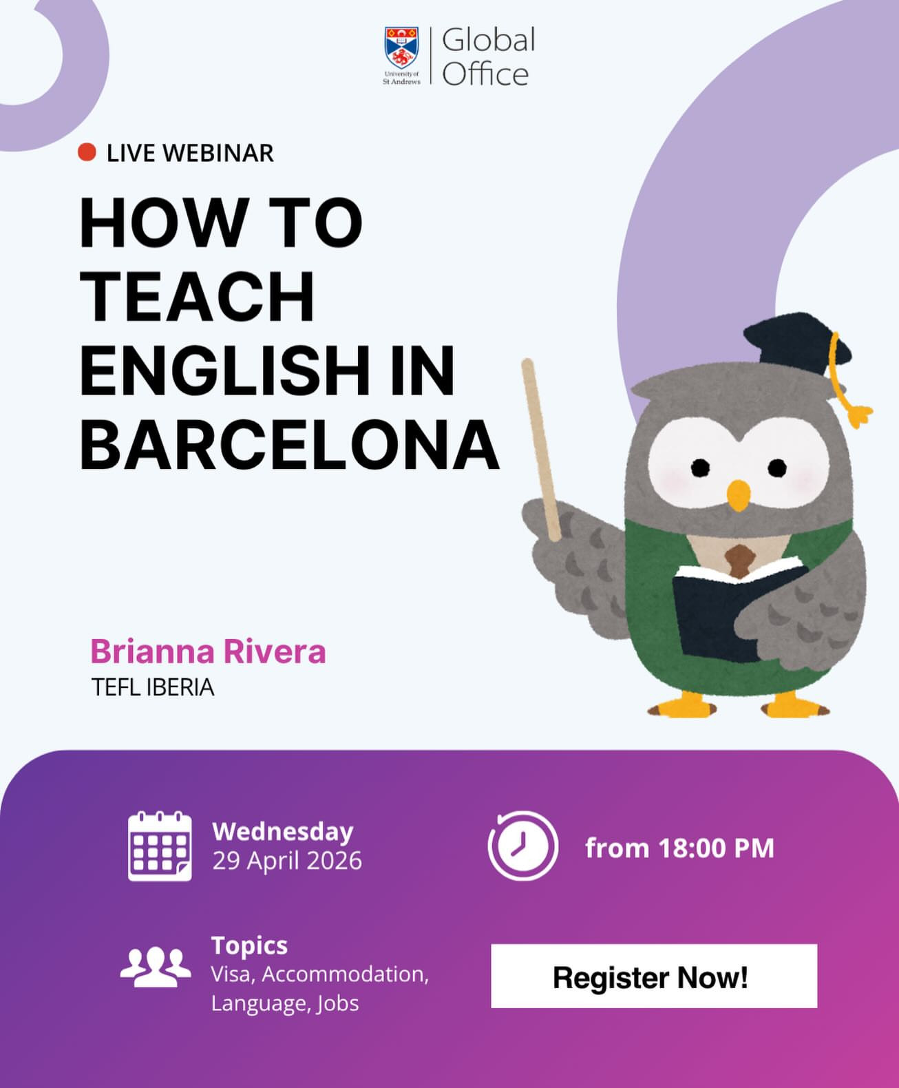 How to Teach English in Barcelona Webinar