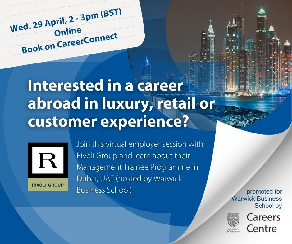 Virtual Employer Session with Rivoli Group