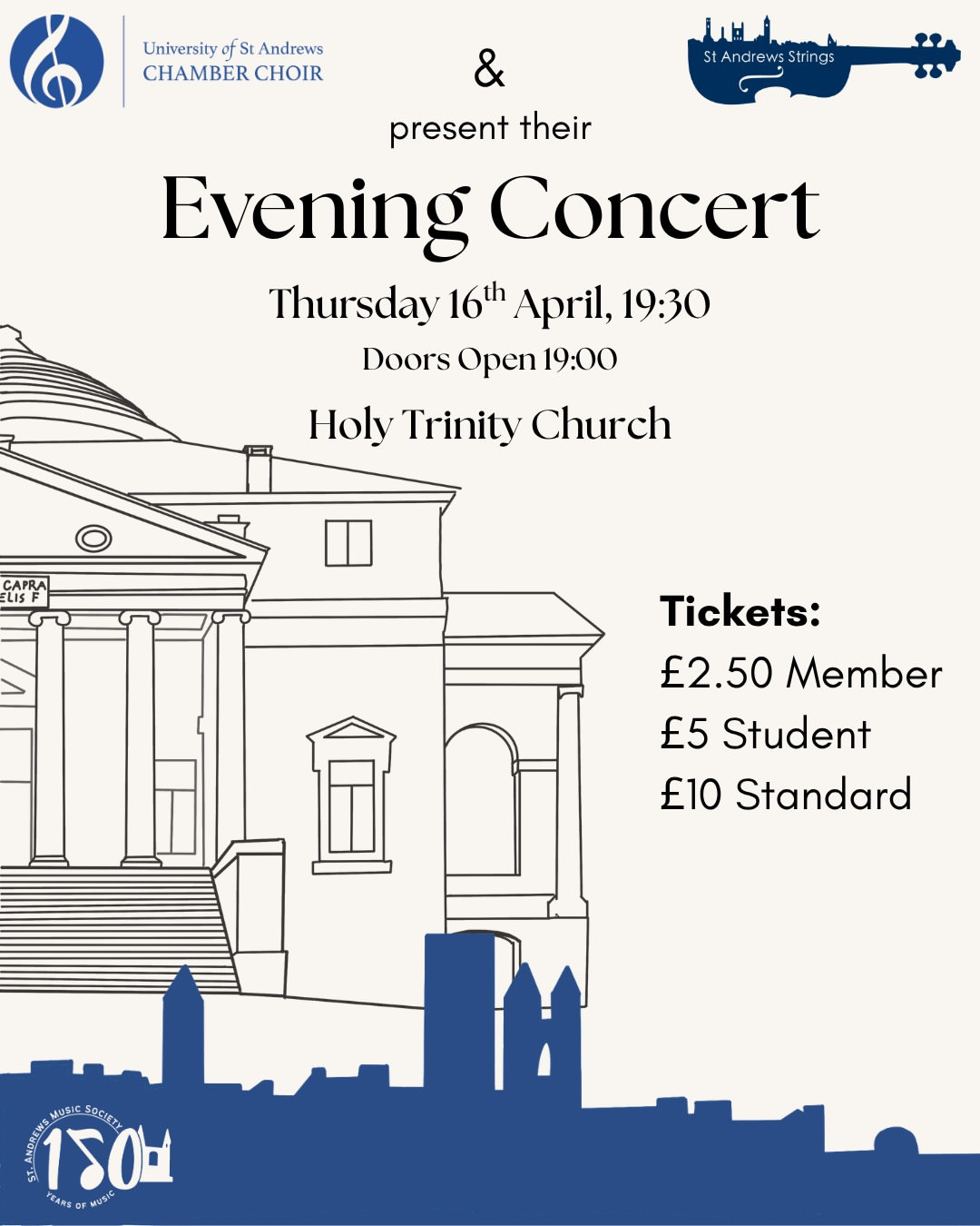 Chamber Choir and St Andrews Strings Evening Concert