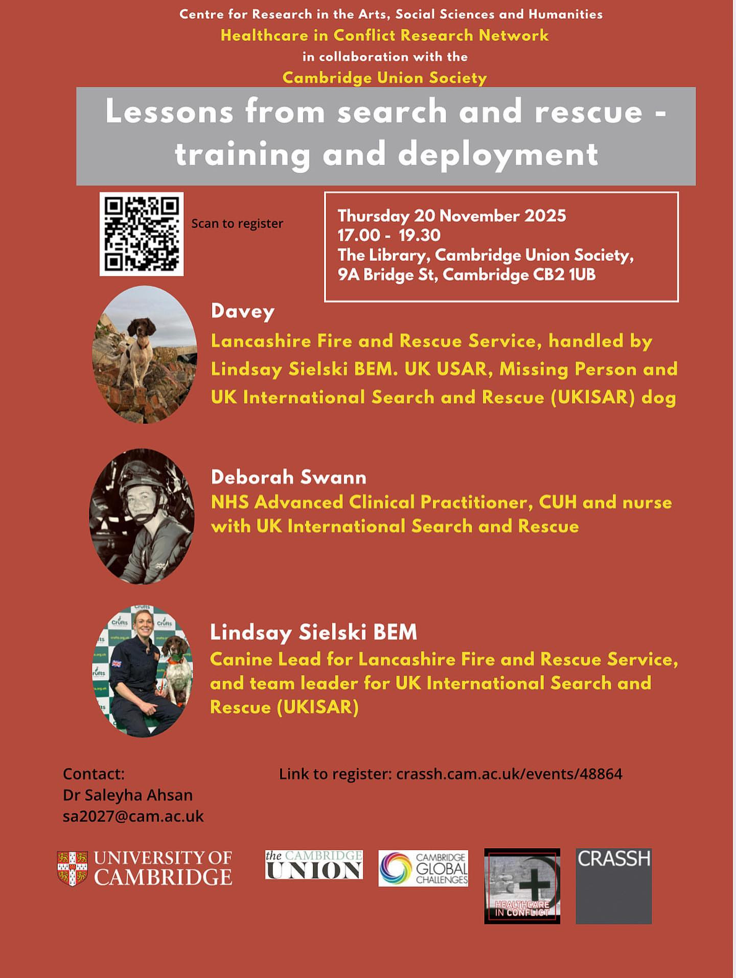 Lessons from Search & Rescue: Training & Deployment