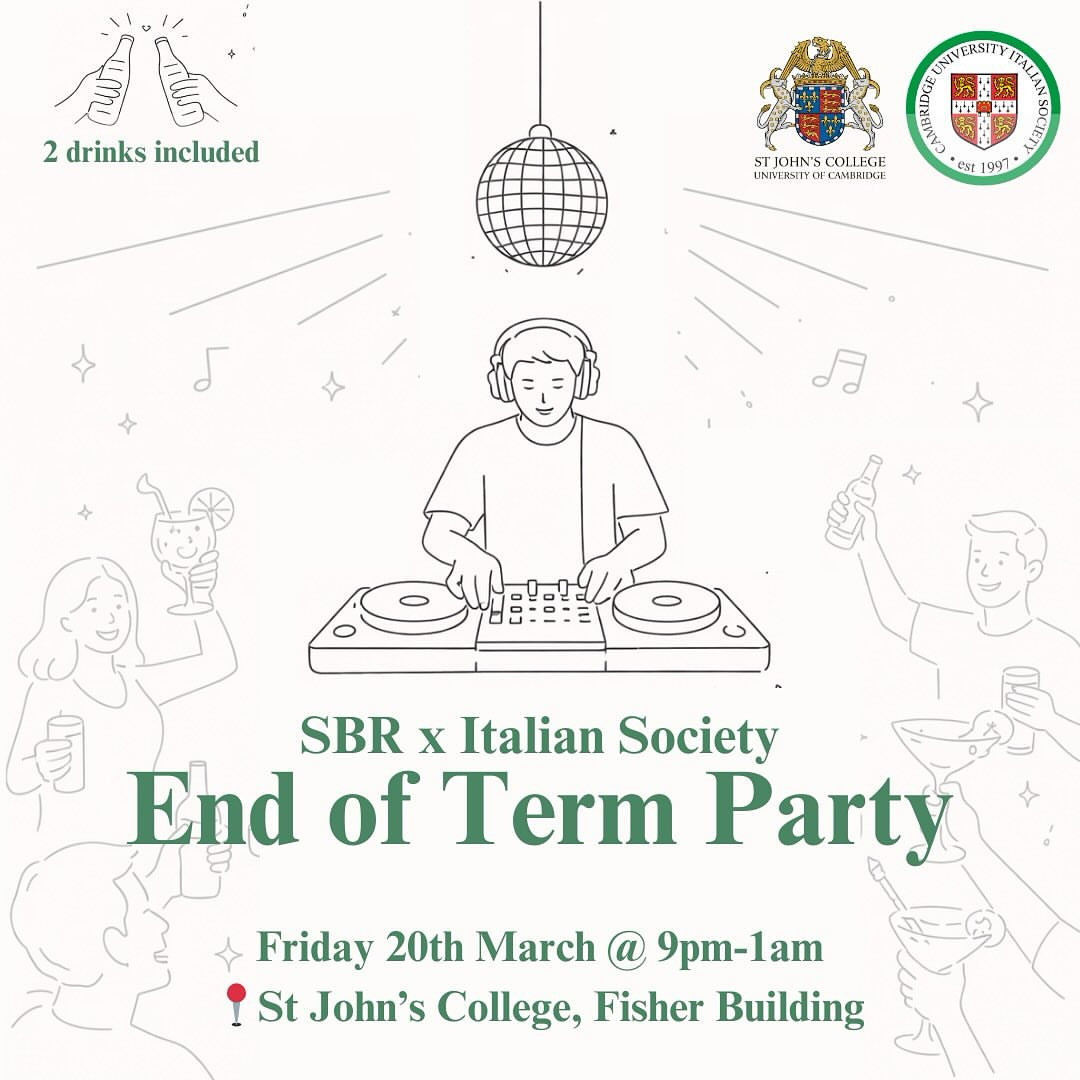 SBR x Italian Society End of Term Party
