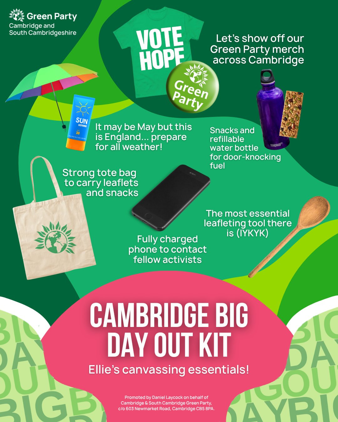 Cambridge Big Day Out Kit