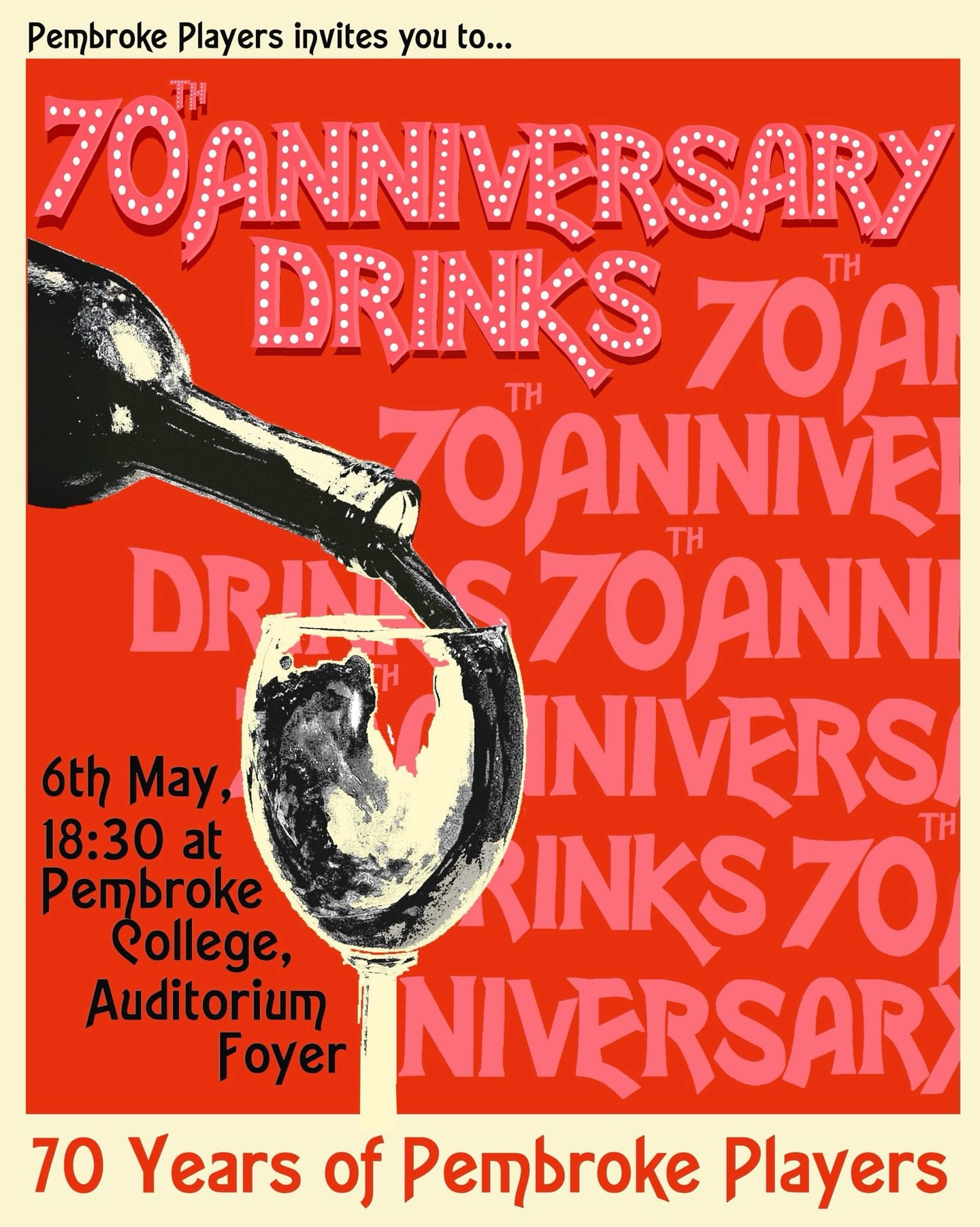 Pembroke Players 70th Anniversary Drinks