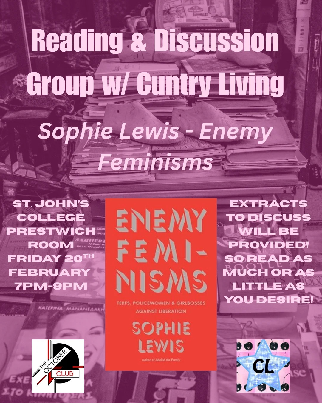 Reading & Discussion Group w/ Cuntry Living Magazine