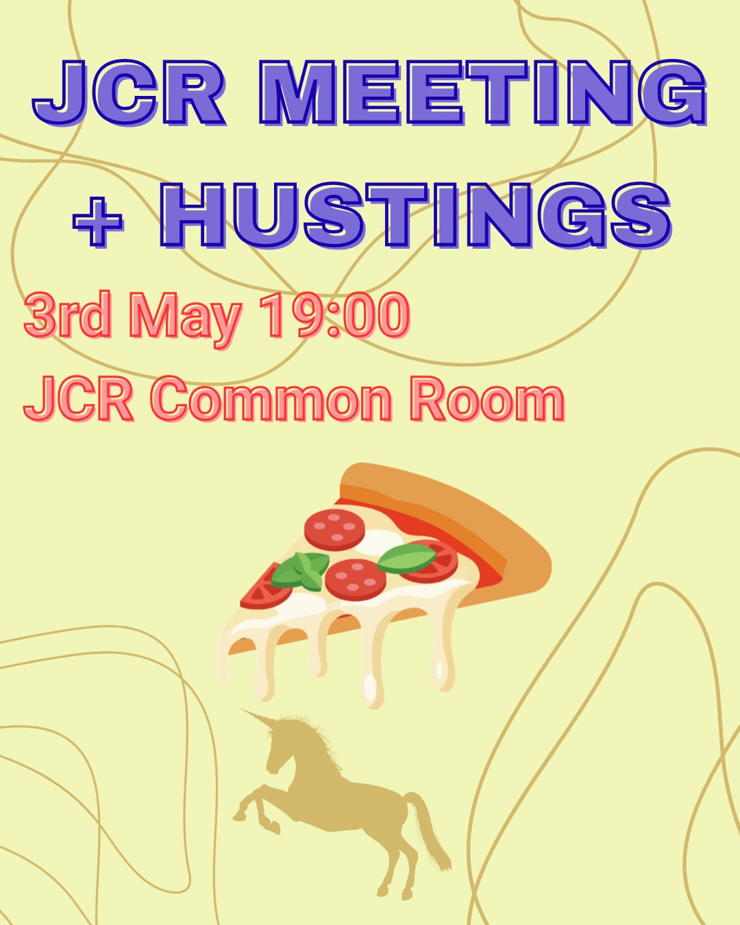 JCR Meeting + Hustings