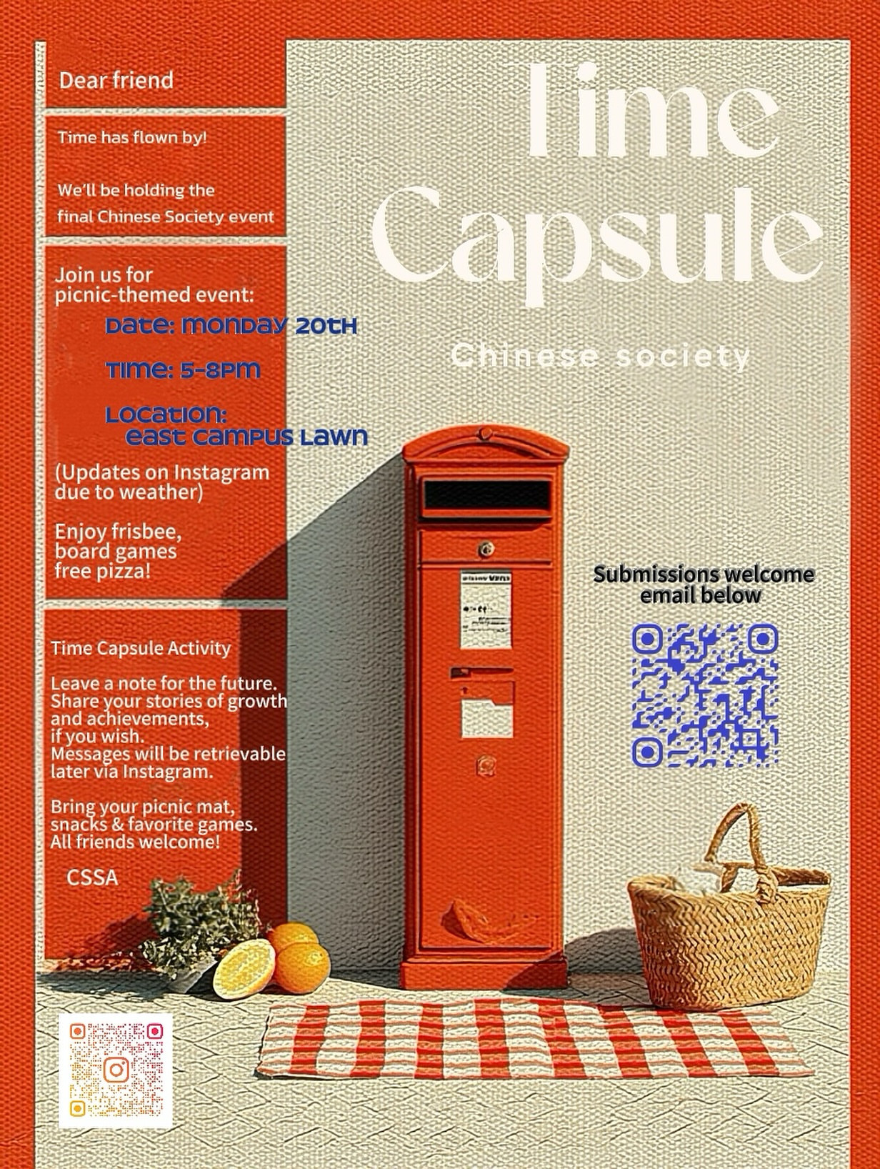 Chinese Society Picnic Event