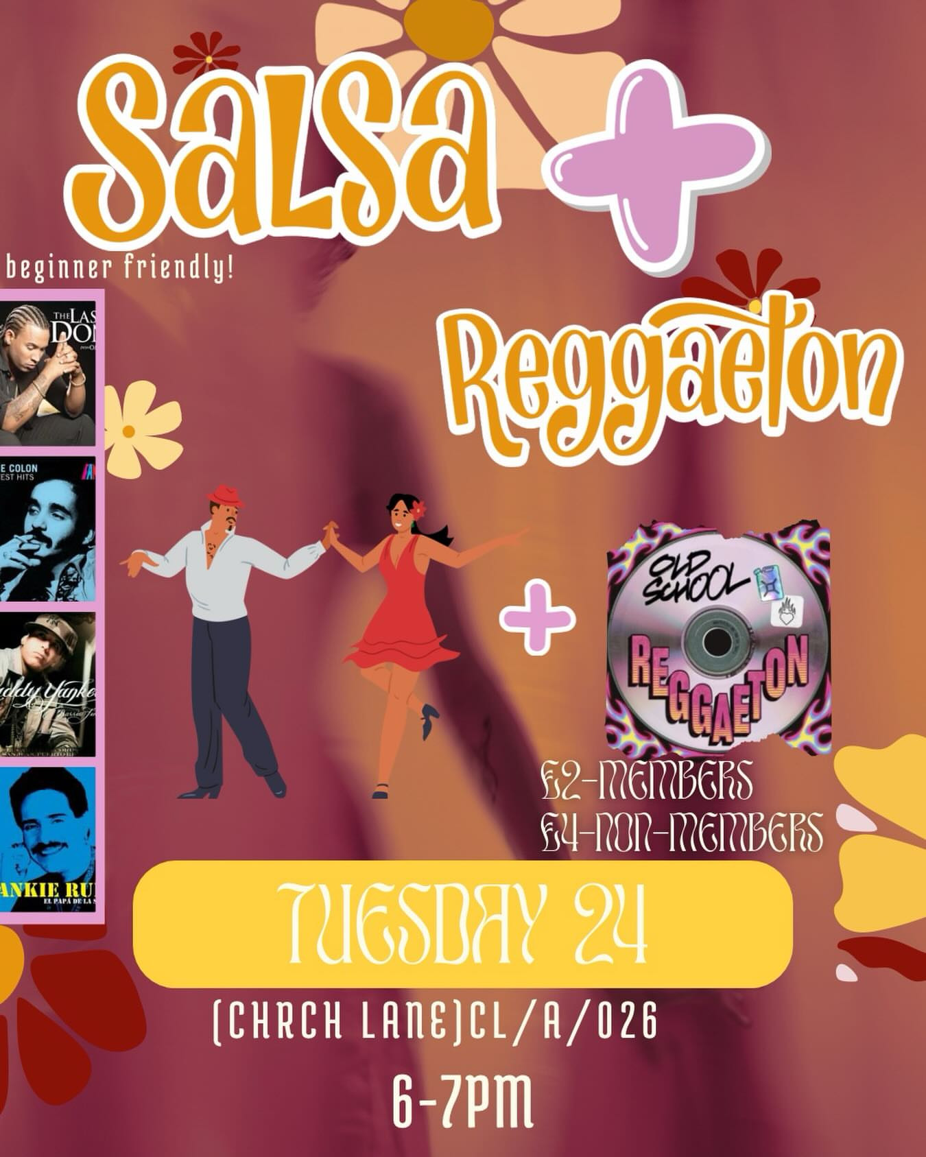 Salsa + Reggaeton Dance Class