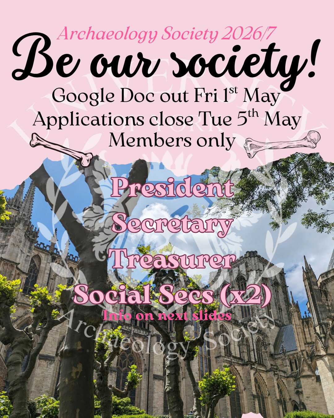 Archaeology Society 2026/7 Applications