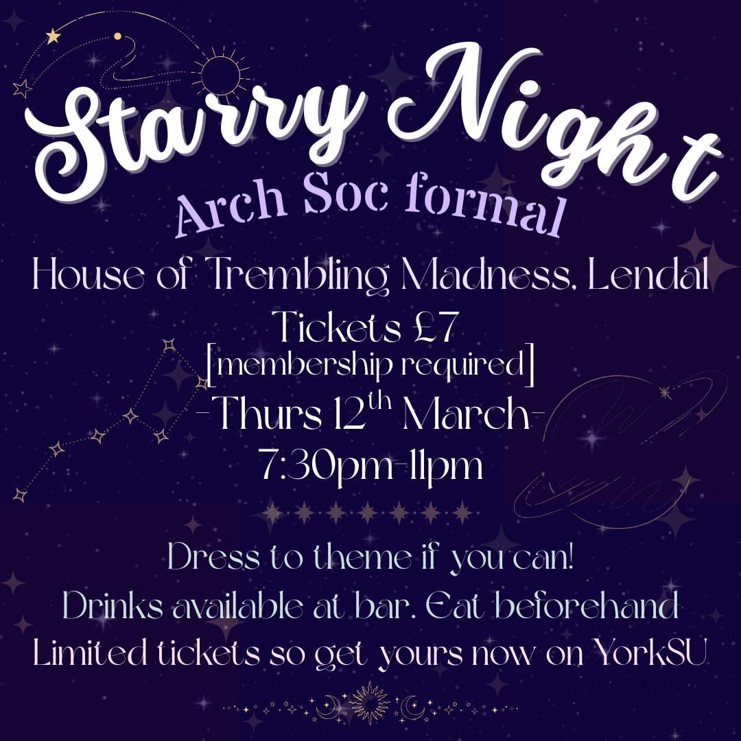 ArchSoc Formal - Starry Night