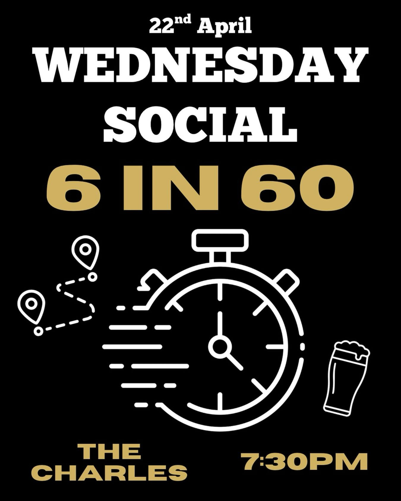 6 Pints in 60 Minutes Pub Crawl