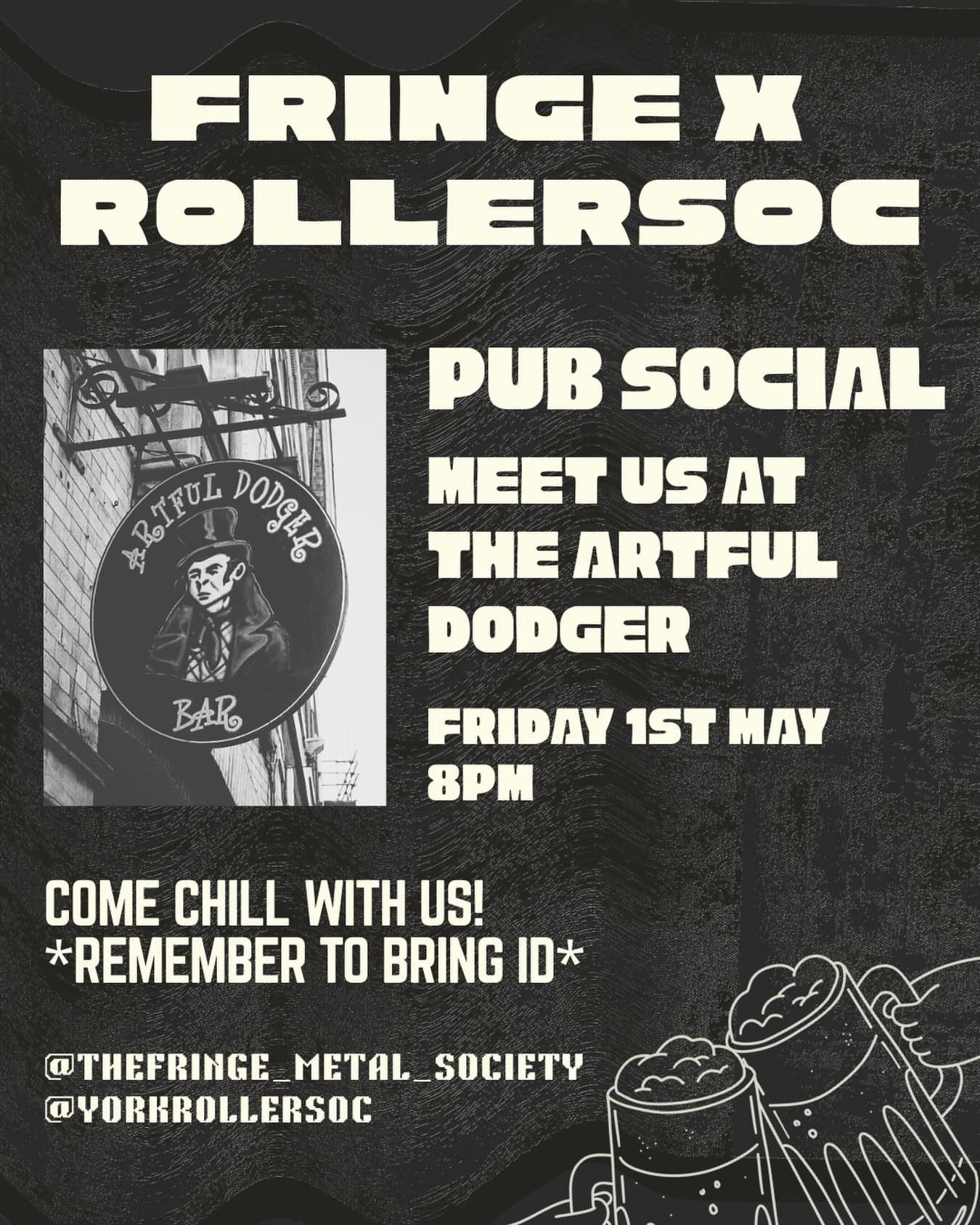 Fringe x Rollersoc Pub Social