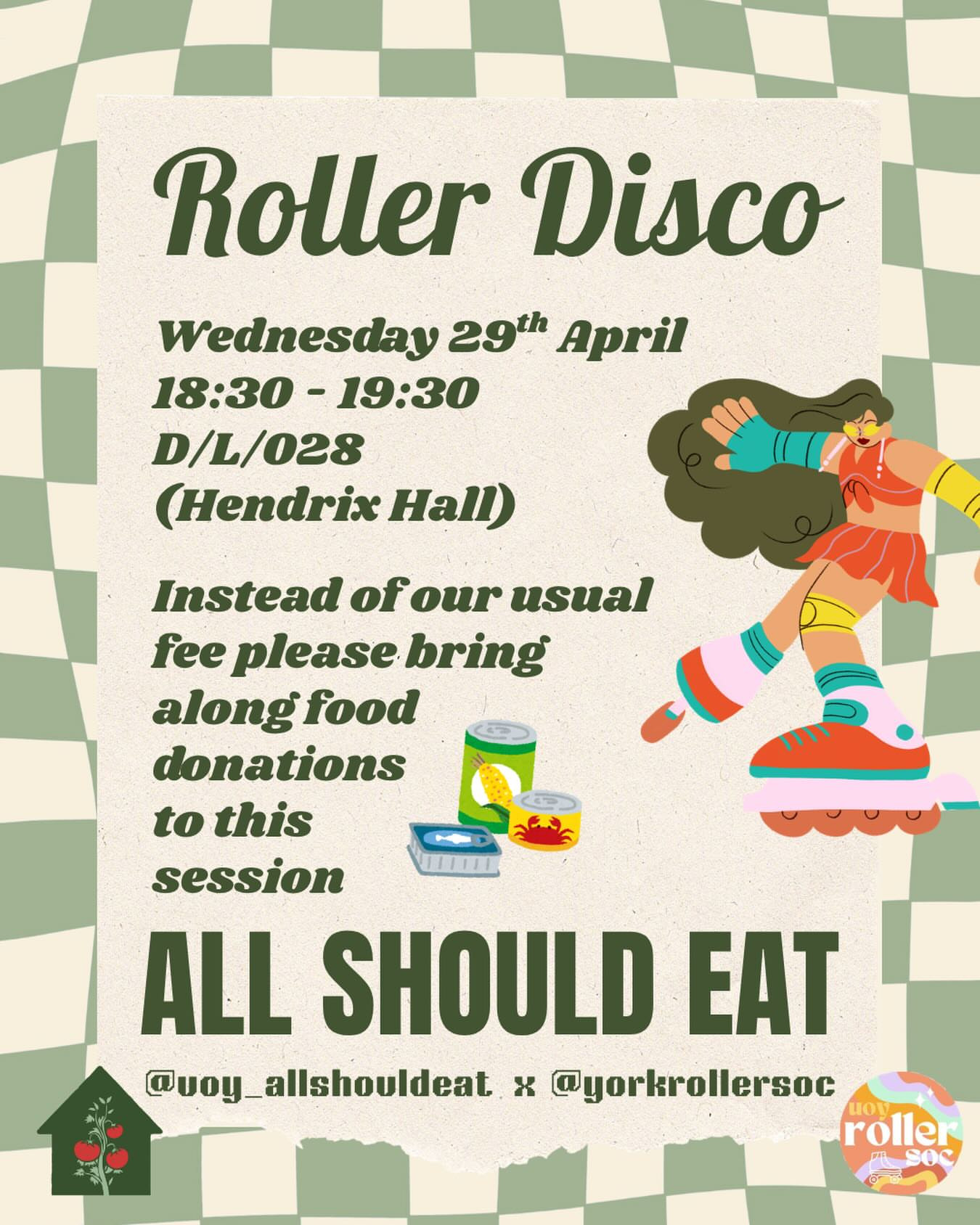 Roller Disco - All Should Eat Collaboration