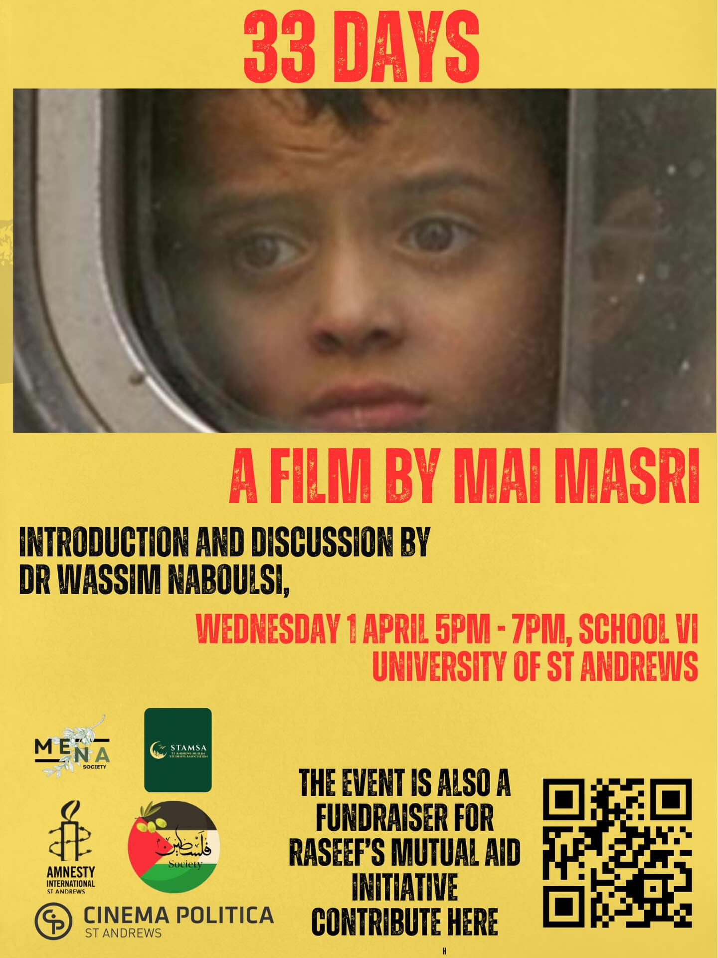 Film Screening: 33 Days