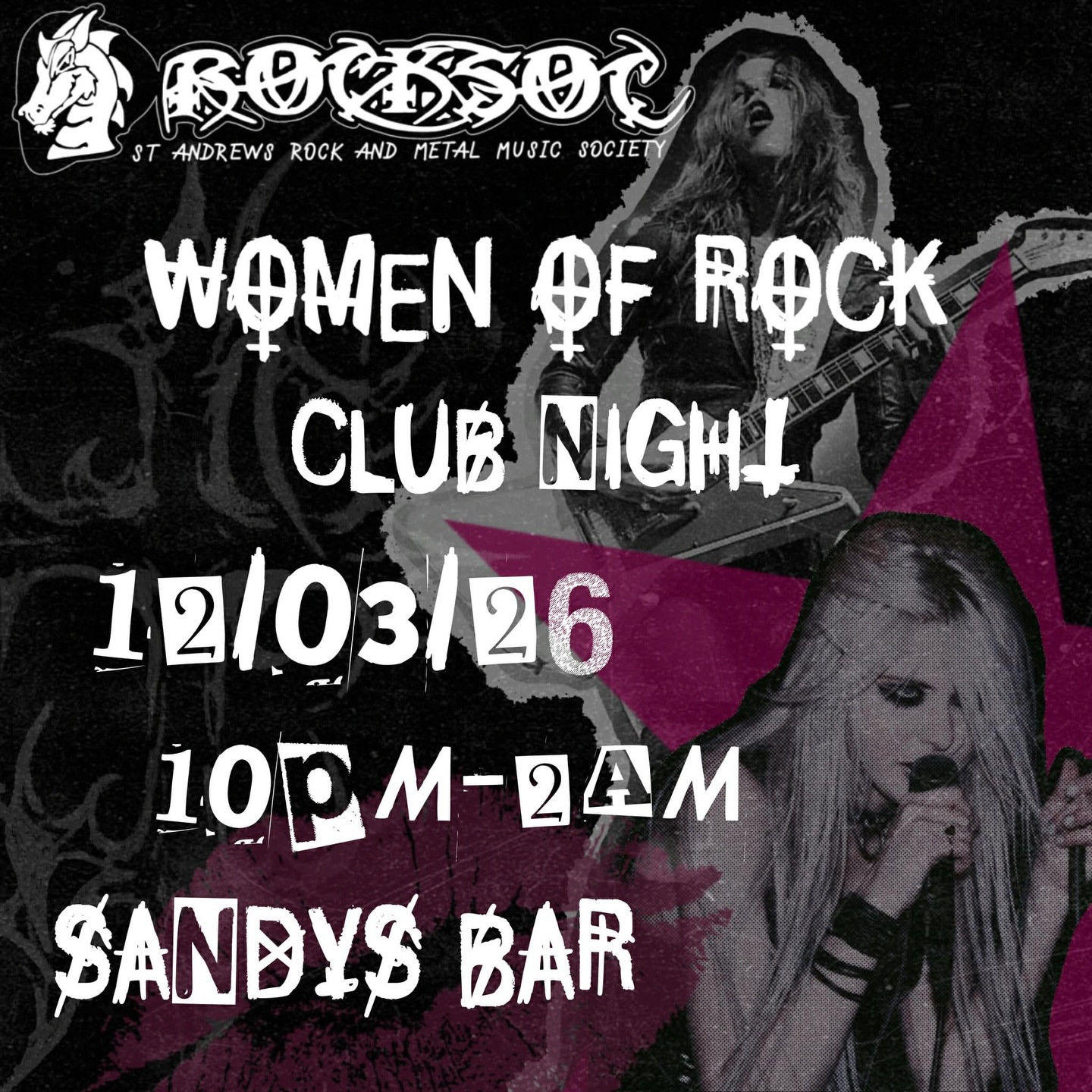 Women of Rock Club Night
