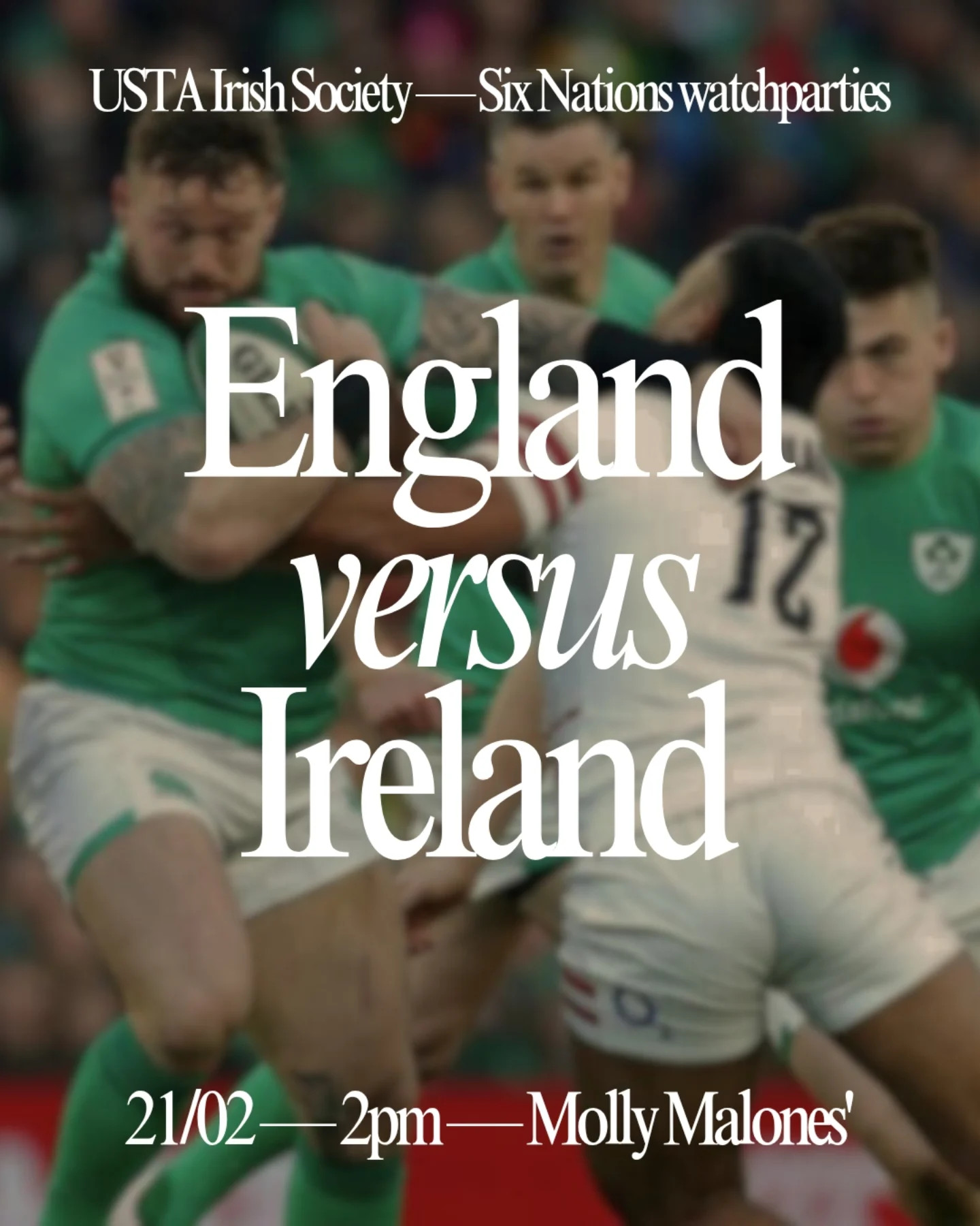 England vs Ireland Six Nations Watch Party