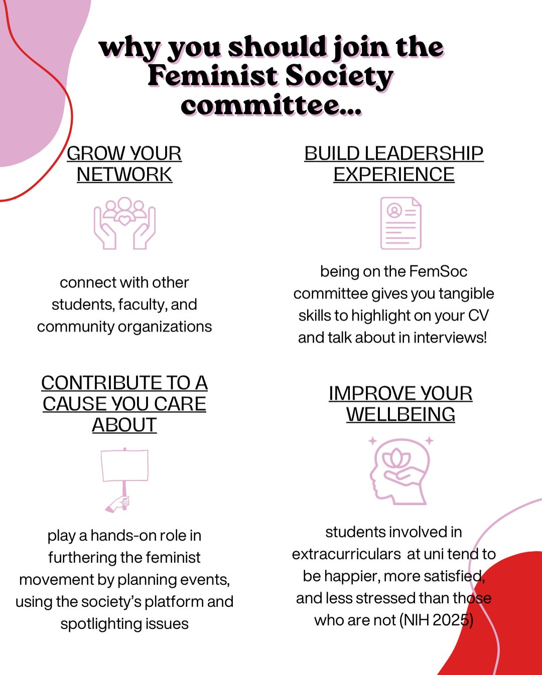 Feminist Society Committee Application Deadline