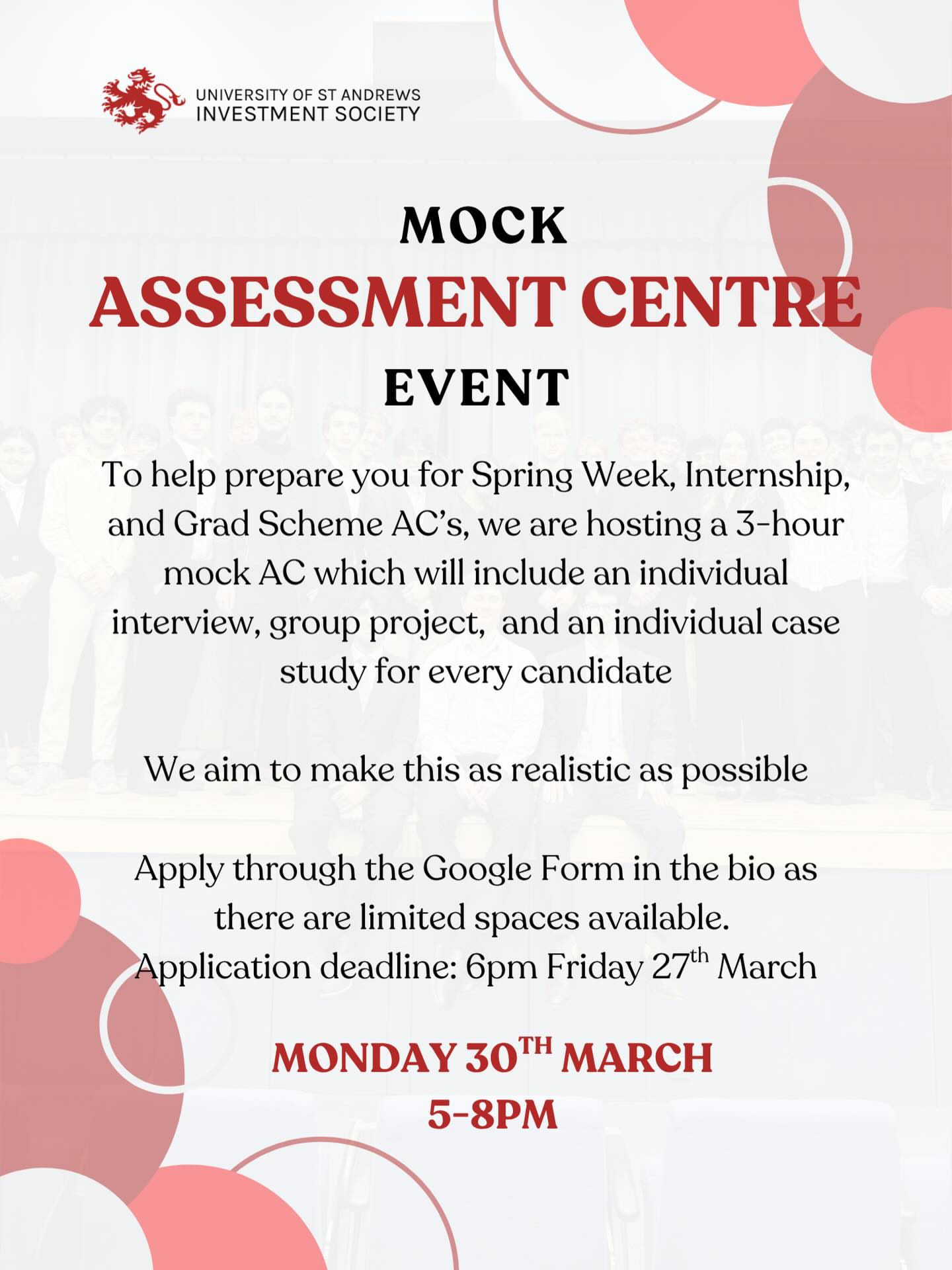 Mock Assessment Centre Event
