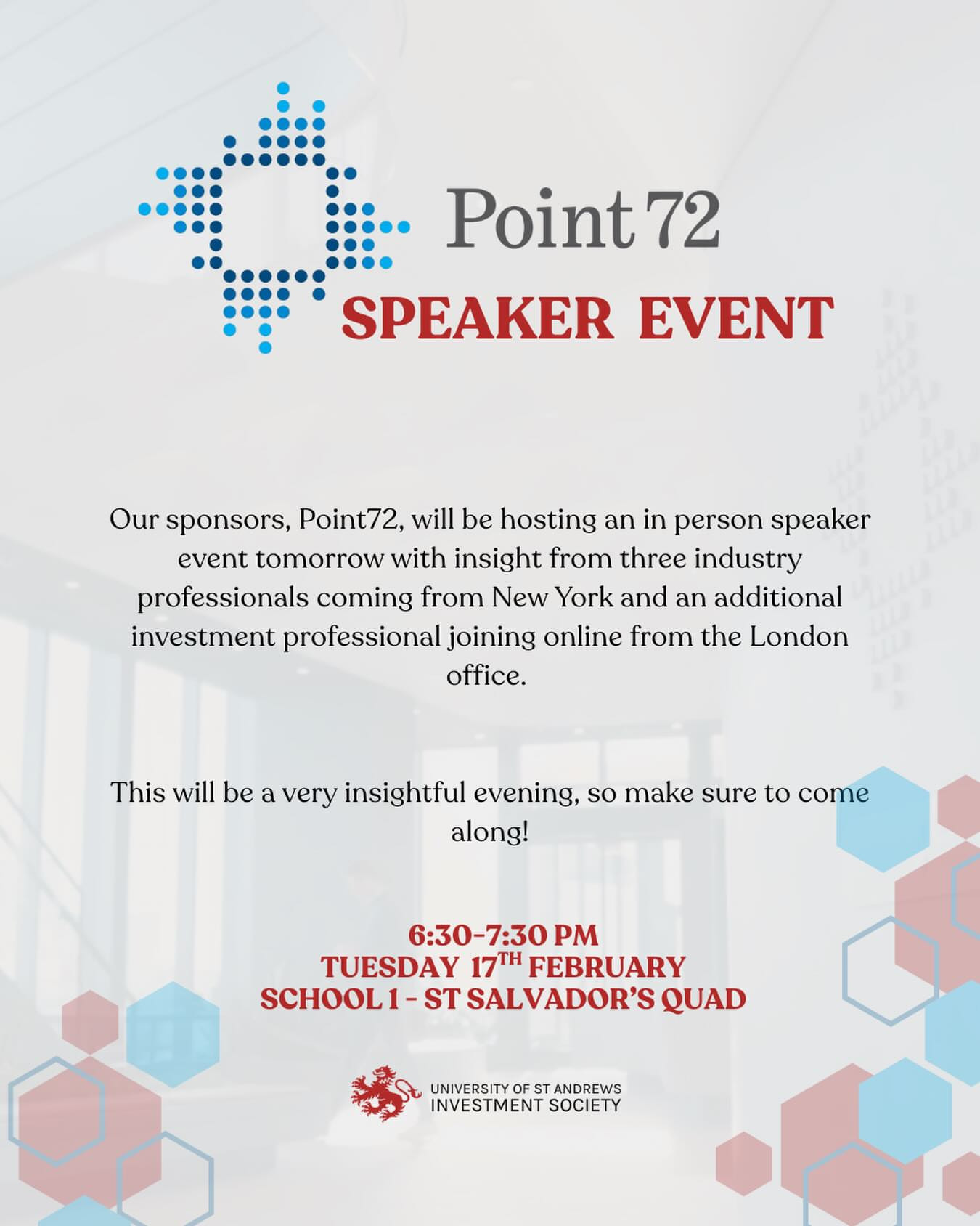 Point72 Speaker Event