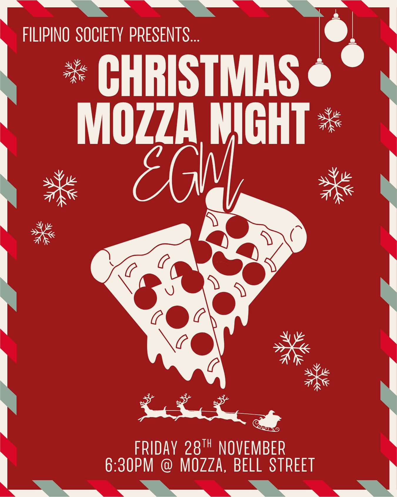 Christmas Mozza Night EGM