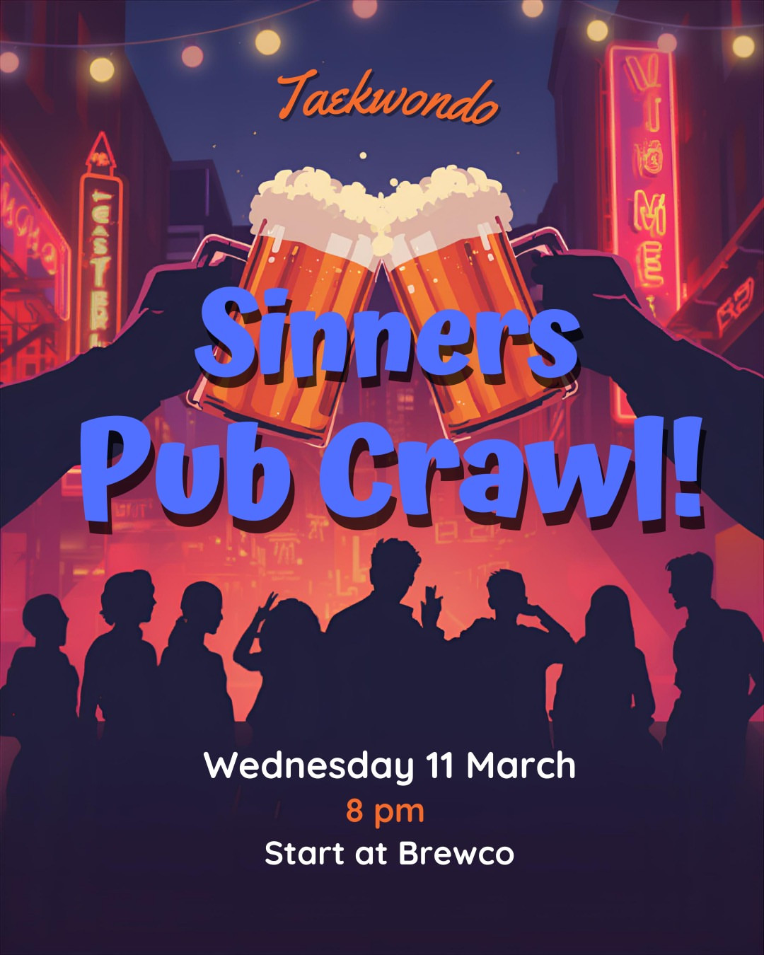 March Sinners Pub Crawl