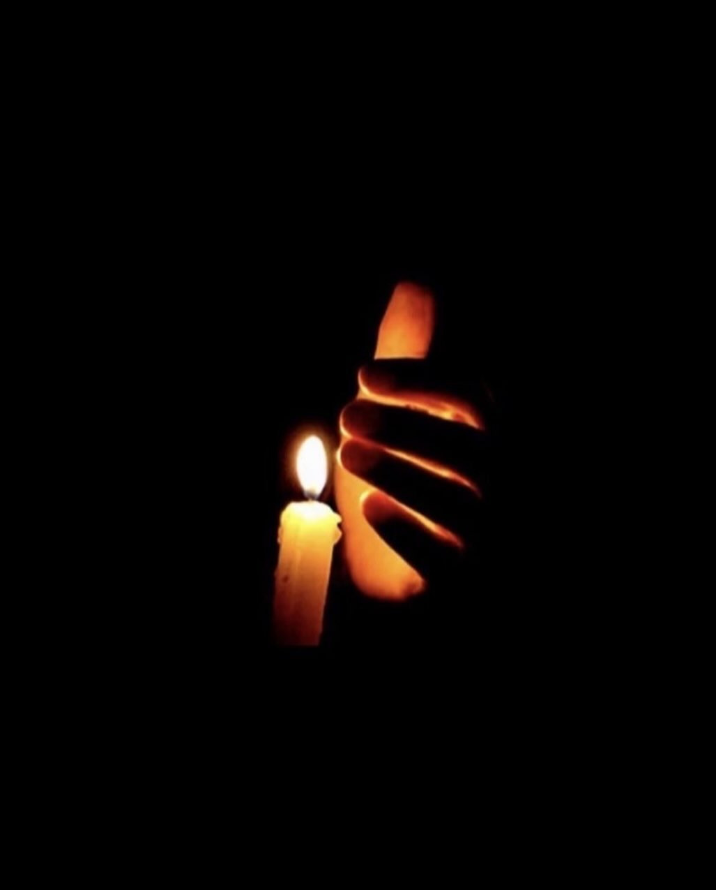 Candlelight vigil for the lives lost in Iran