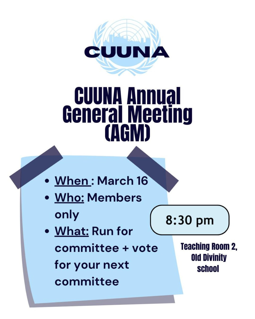 CUUNA Annual General Meeting (AGM)