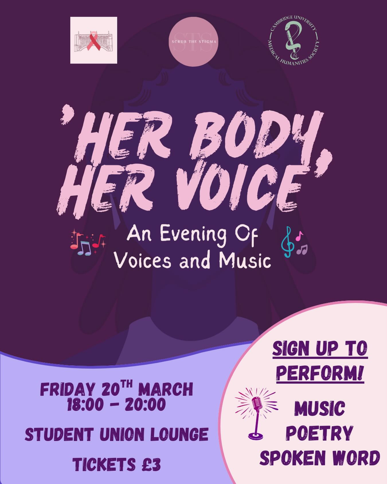 'HER BODY, HER VOICE' - An Evening of Voices and Music