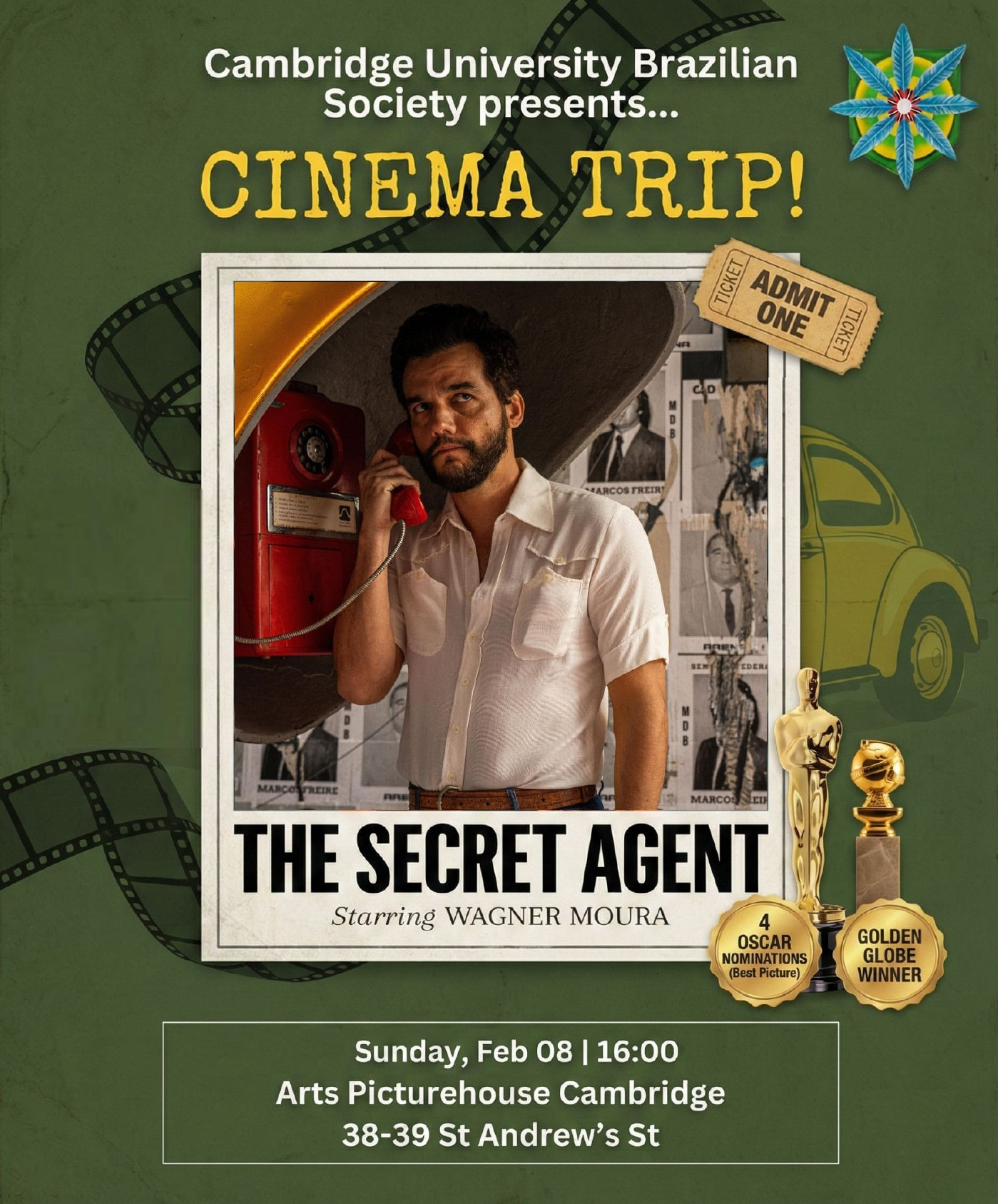 CUBS Cinema Trip: The Secret Agent