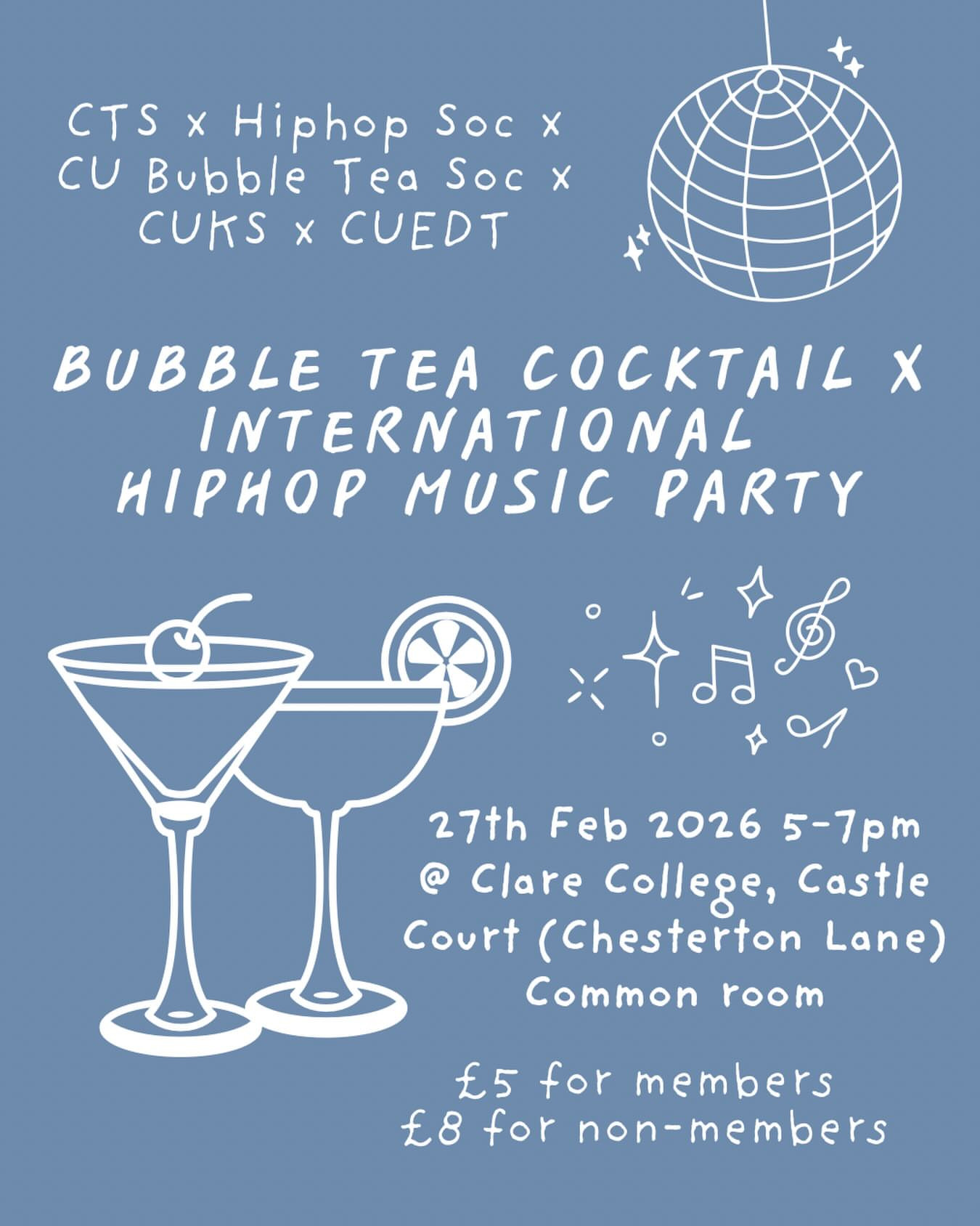 Bubble Tea Cocktail x International Hiphop Music Party