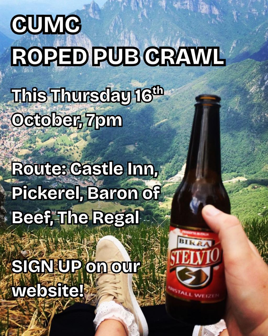 CUMC Roped Pub Crawl