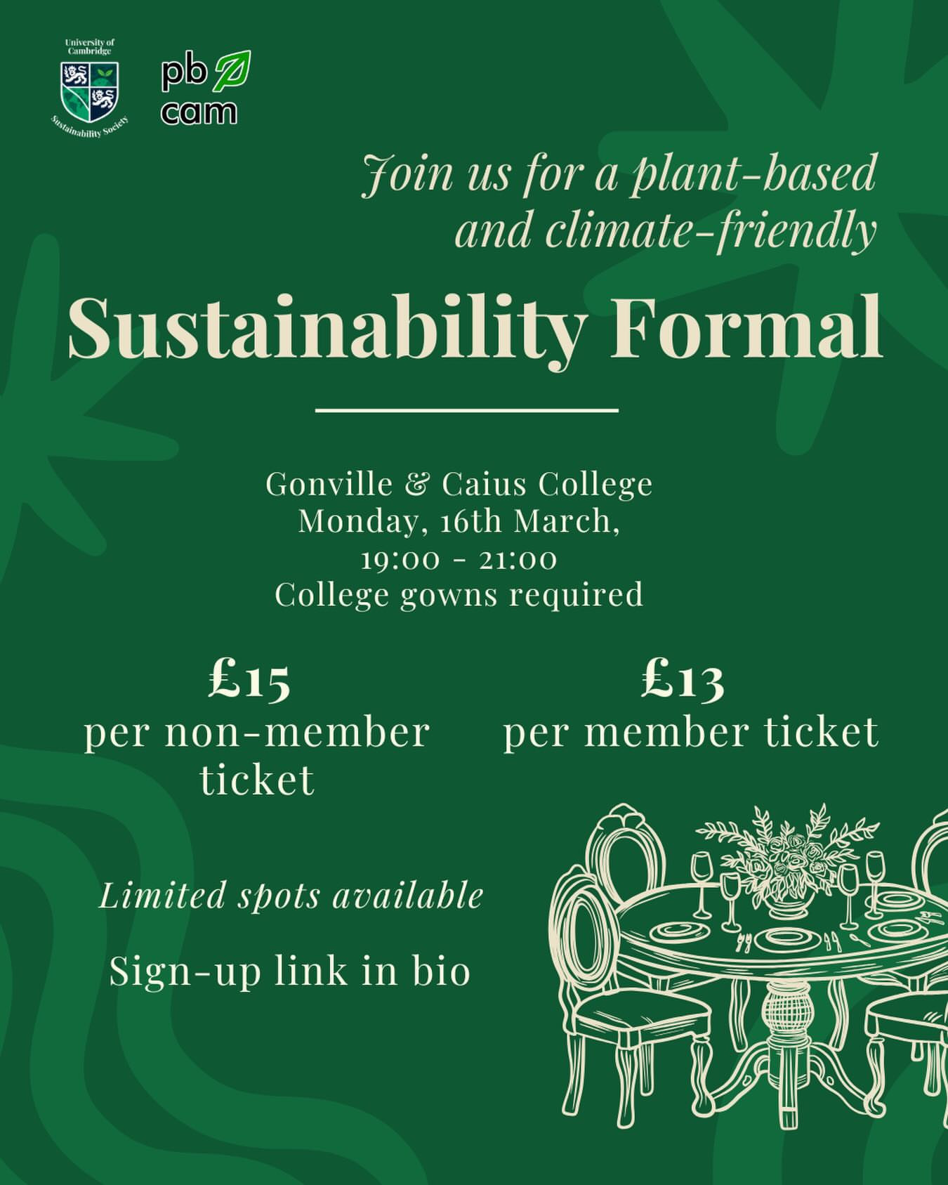Plant-based Sustainability Formal