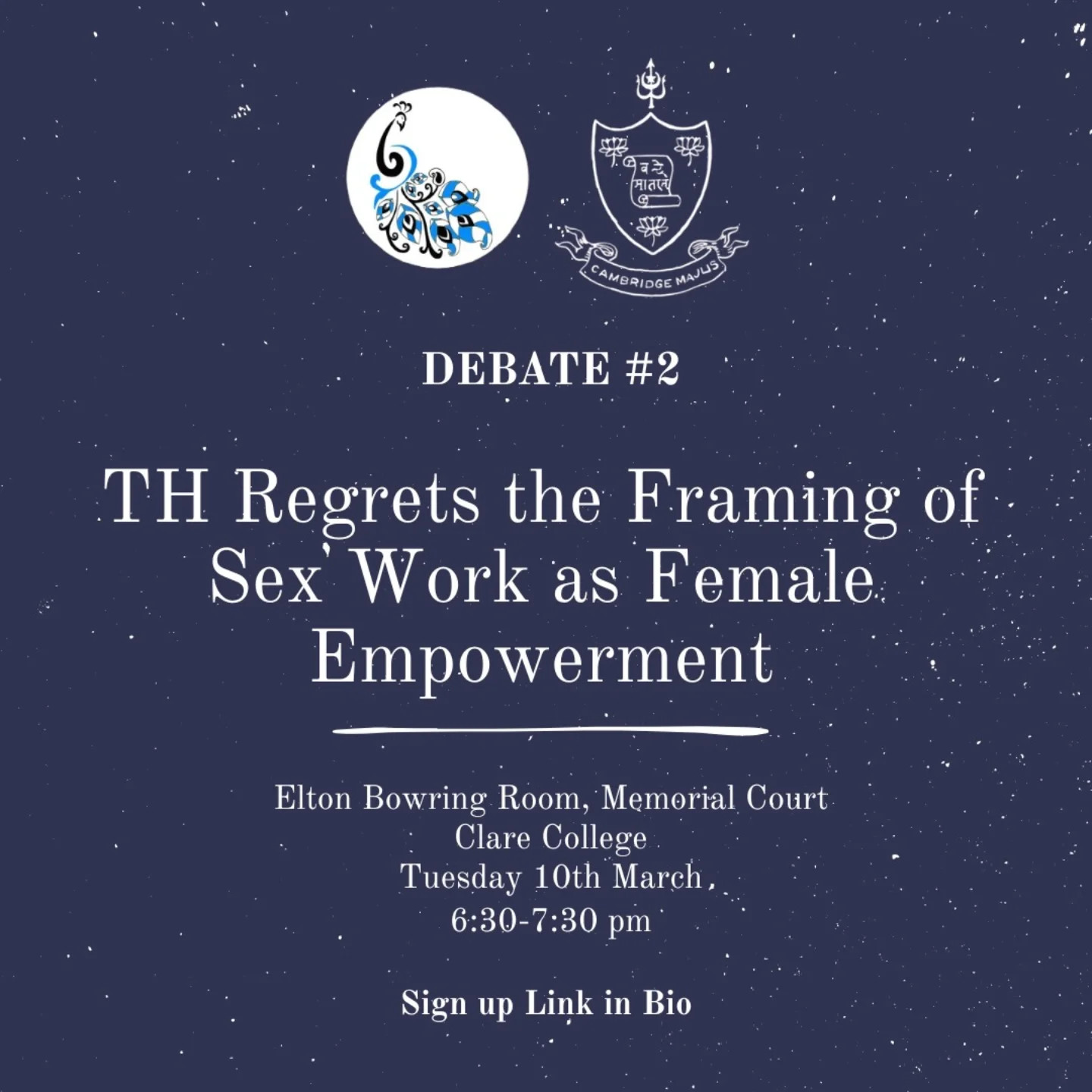 LENT '26 DEBATE #2: 'TH Regrets the Framing of Sex Work as Female Empowerment'