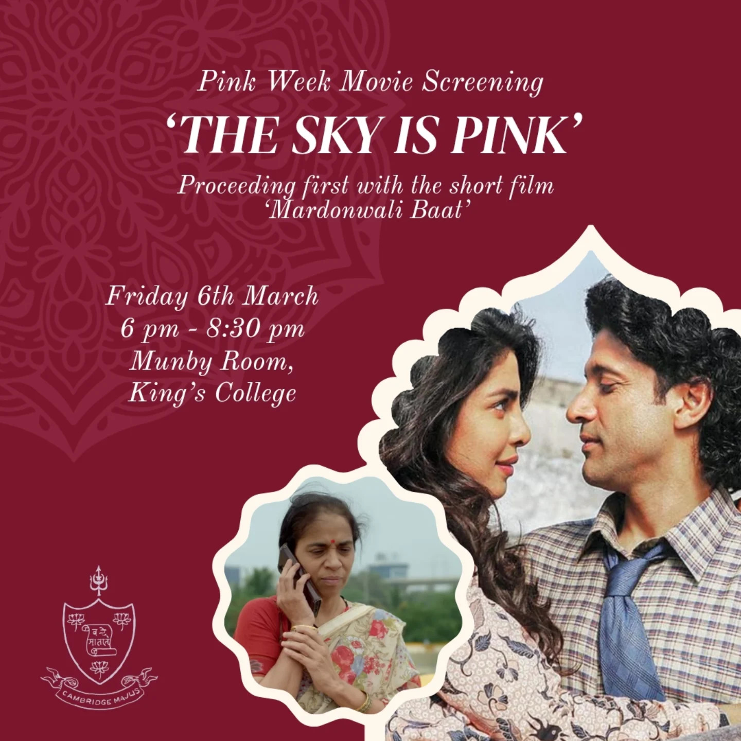 Pink Week Movie Screening: 'Mardonwali Baat' & 'The Sky is Pink'