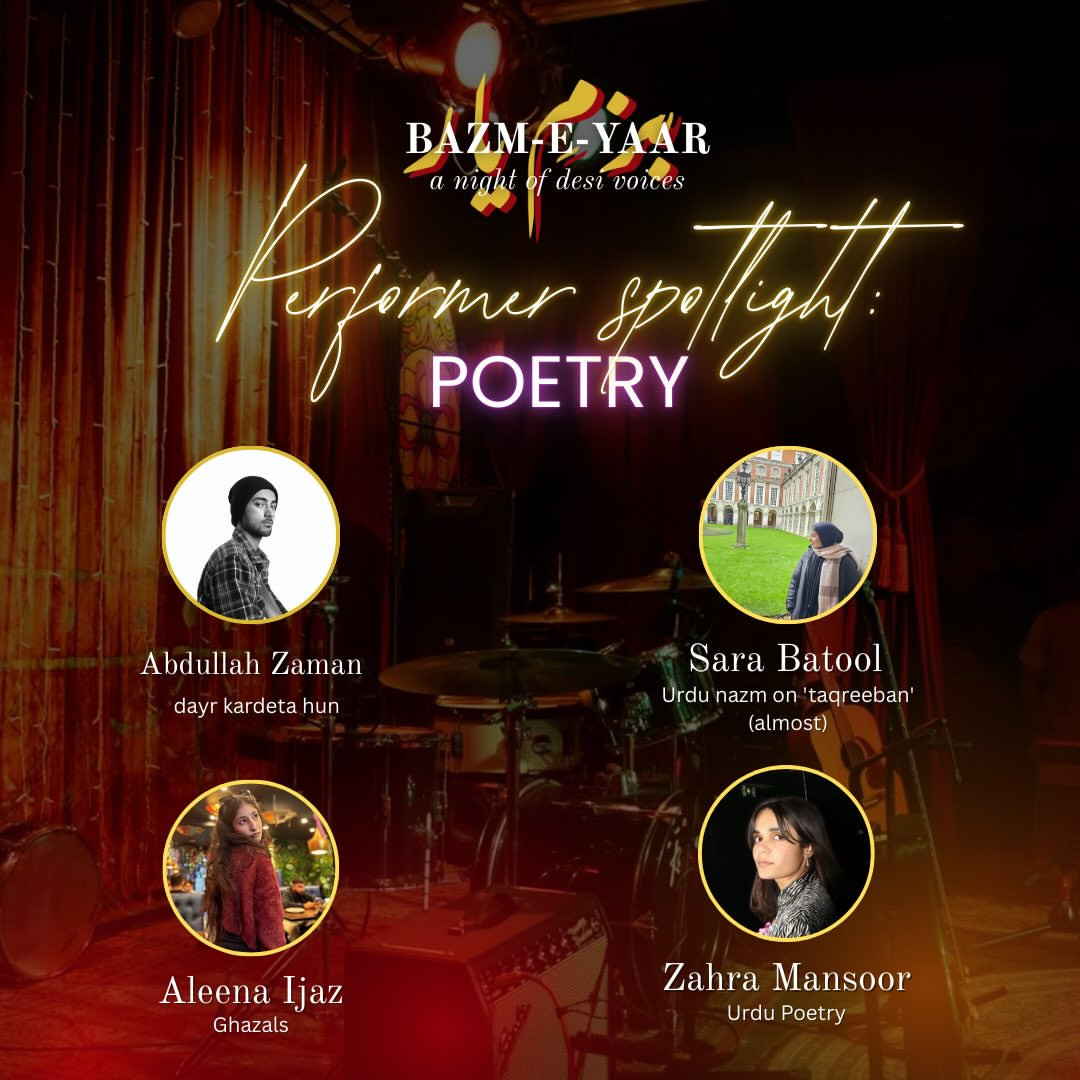Bazm-e-Yaar Open Mic - Poetry Performances