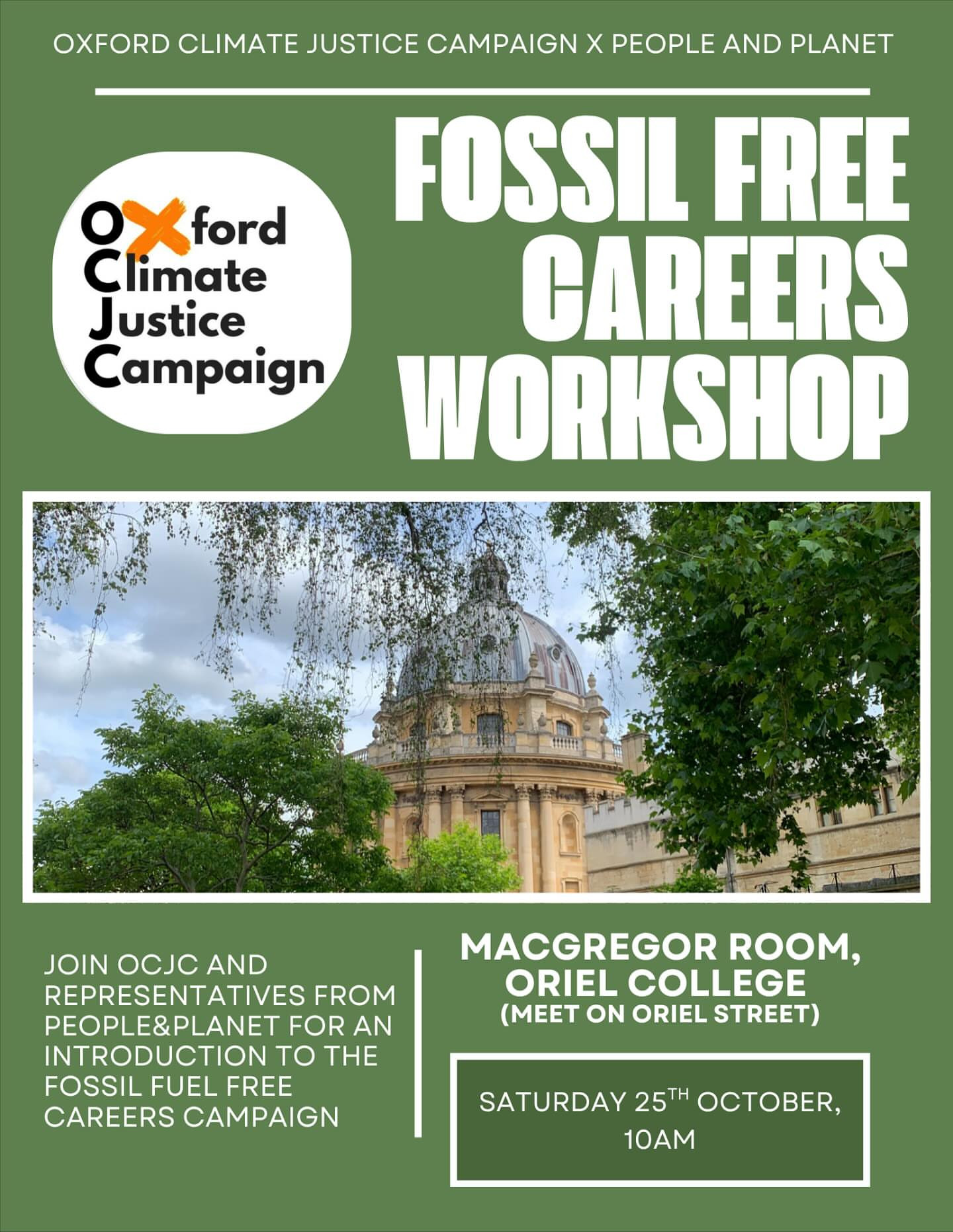 Fossil Free Careers Workshop